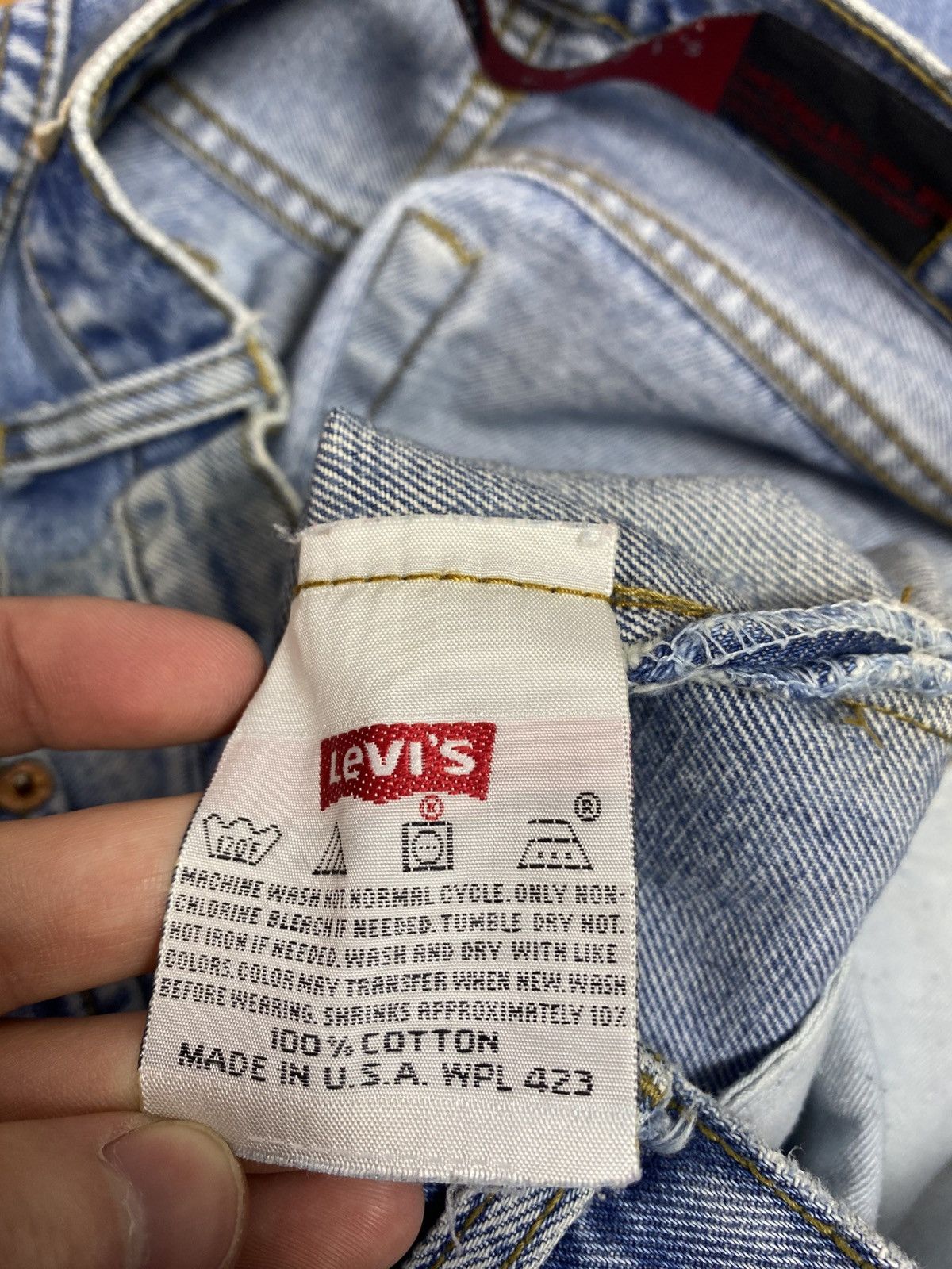 Levi's Vintage 90s Levi’s 501 jeans denim Size US 35 - 11 Thumbnail