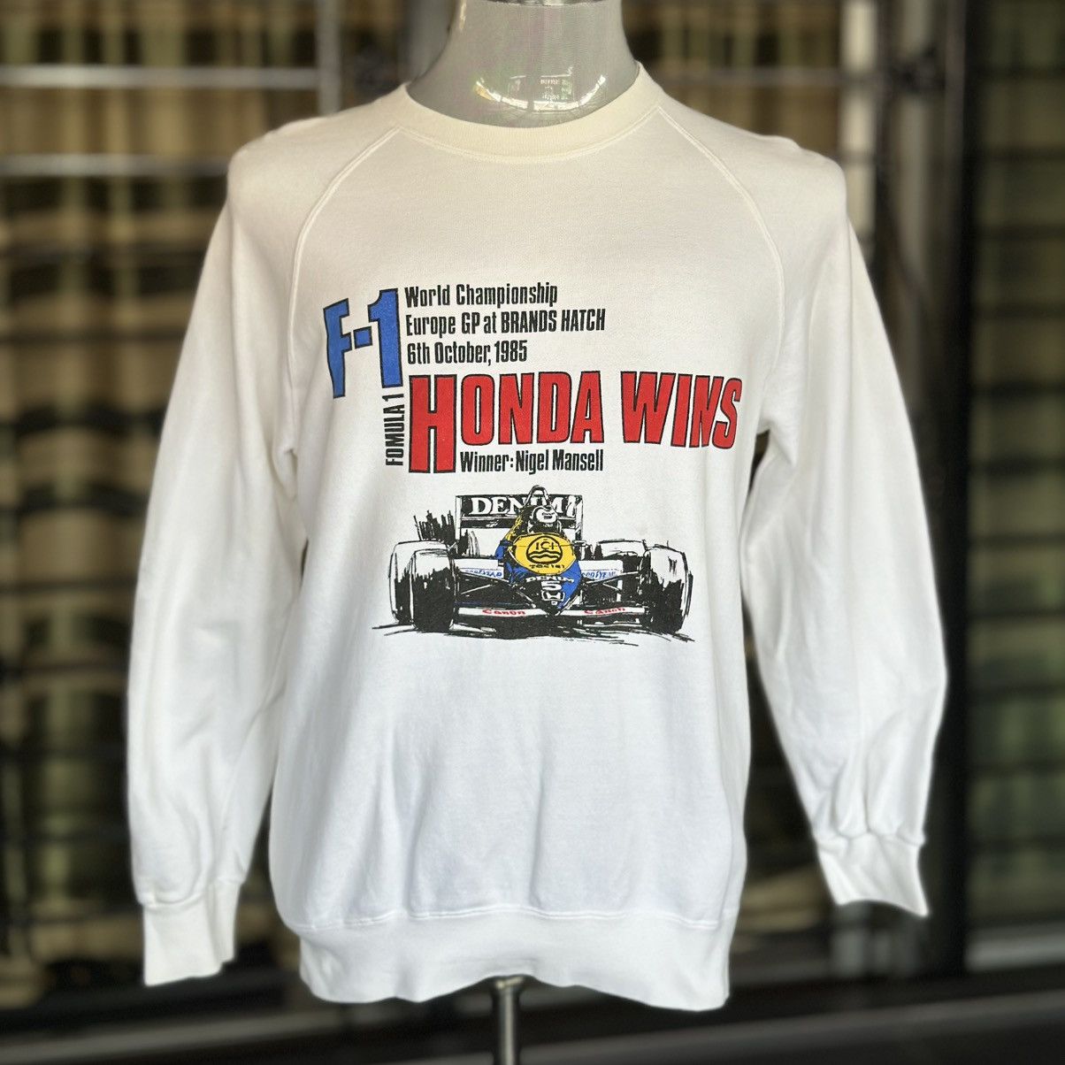 Sports Specialties Vintage Canon William Honda Racing Team Sweatshirt Size US M / EU 48-50 / 2 - 1 Thumbnail