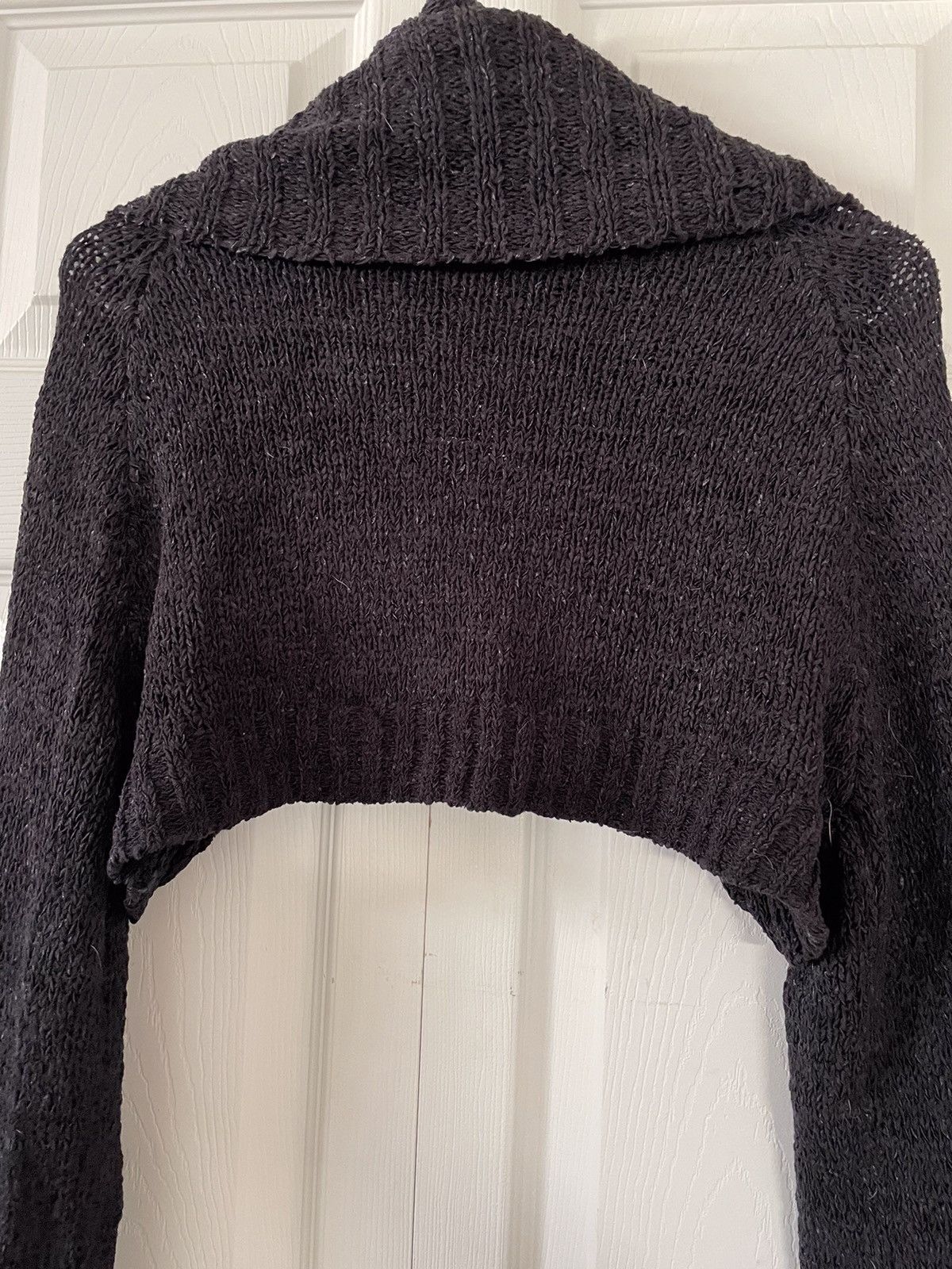 Bebe Bebe Black Long Sleeve Shrug Size L Size L / US 10 / IT 46 - 4 Thumbnail