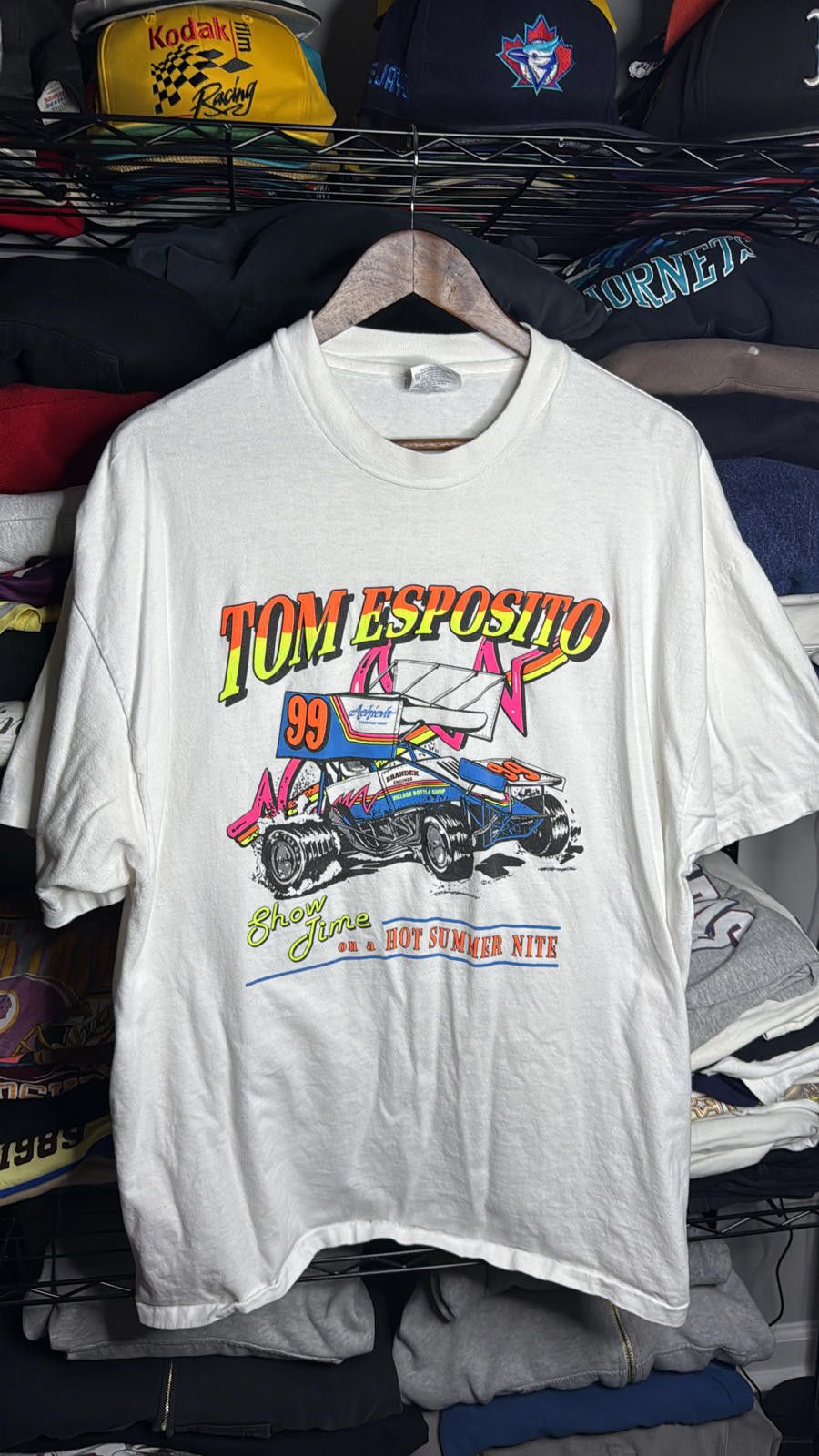 Hanes Vintage Tom Esposito Racing T-Shirt Size US XXL / EU 58 / 5 - 1 Thumbnail