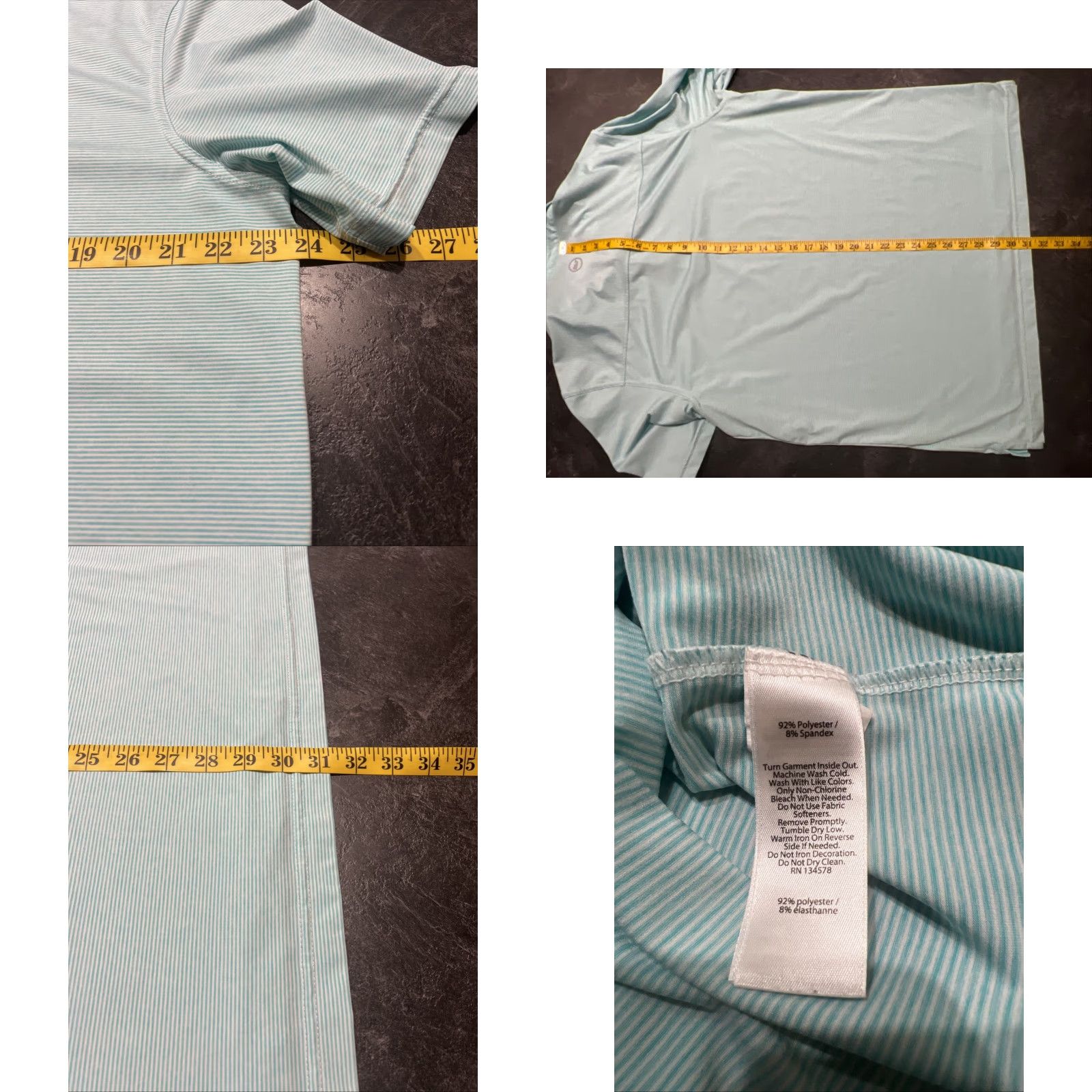 Vineyard Vines VINEYARD VINES Performance Polo Shirt Men’s Large Blue Striped Whale Golf Activewear Size US L / EU 52-54 / 3 - 8 Thumbnail