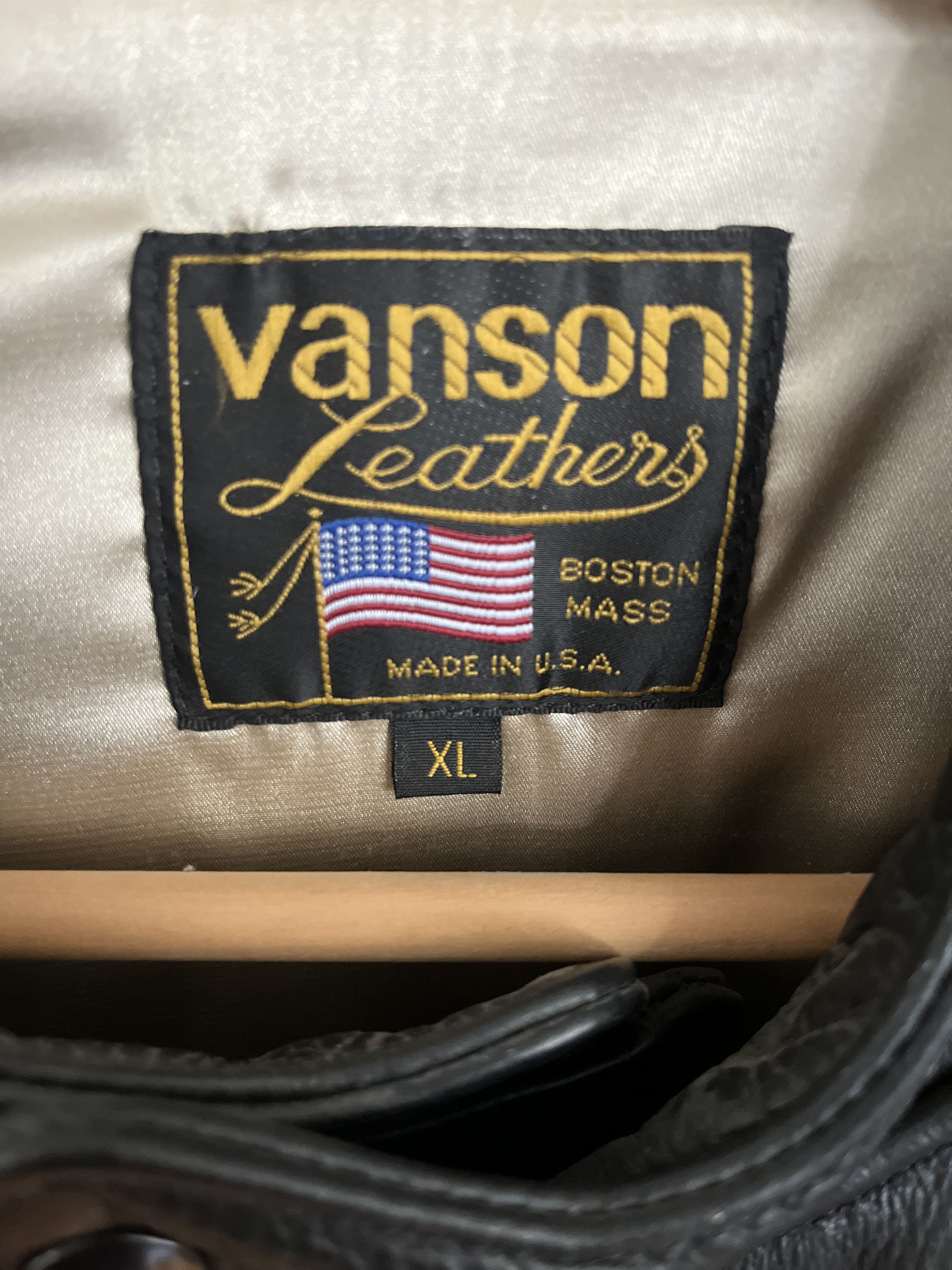 Vanson Leathers Vanson Portland Cafe Jacket - XL (Made in USA) Size US XL / EU 56 / 4 - 3 Thumbnail