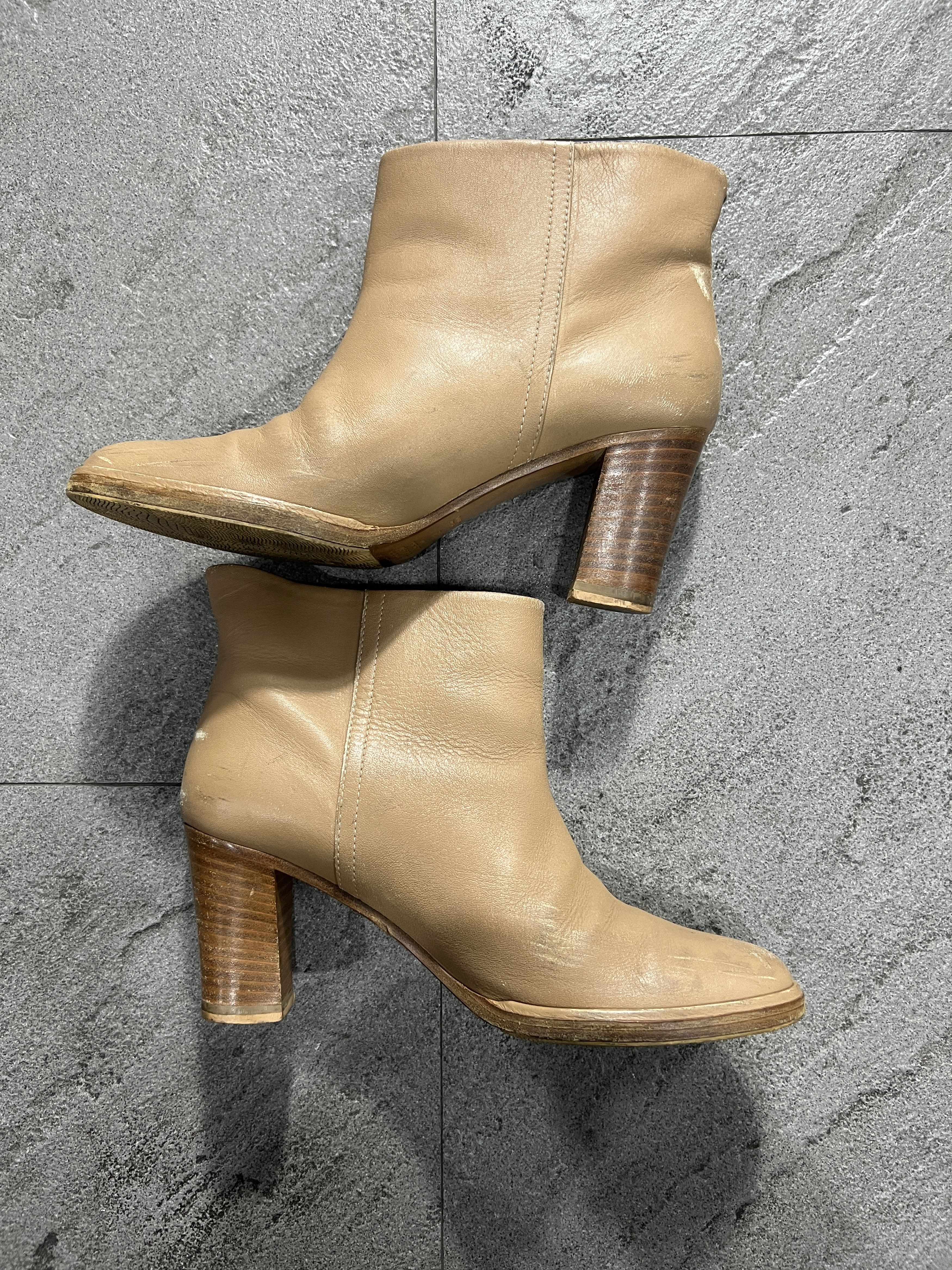 Maison Margiela Maison Martin Margiela Camel Leather Ankle Boots EU39 Size US 9 / IT 39 - 2 Thumbnail