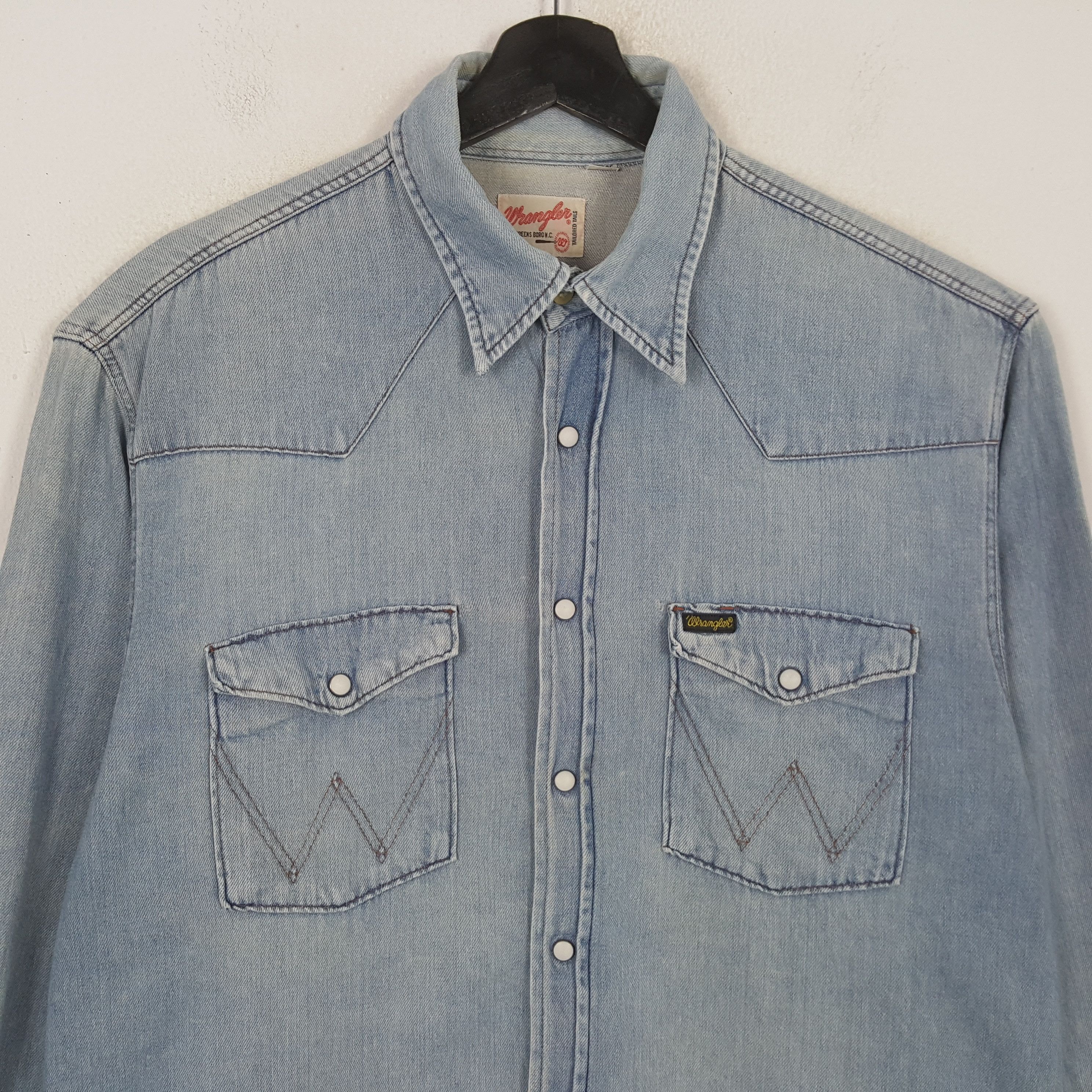 Wrangler Wrangler Casual Style Shirt RR29 Size US L / EU 52-54 / 3 - 2 Thumbnail