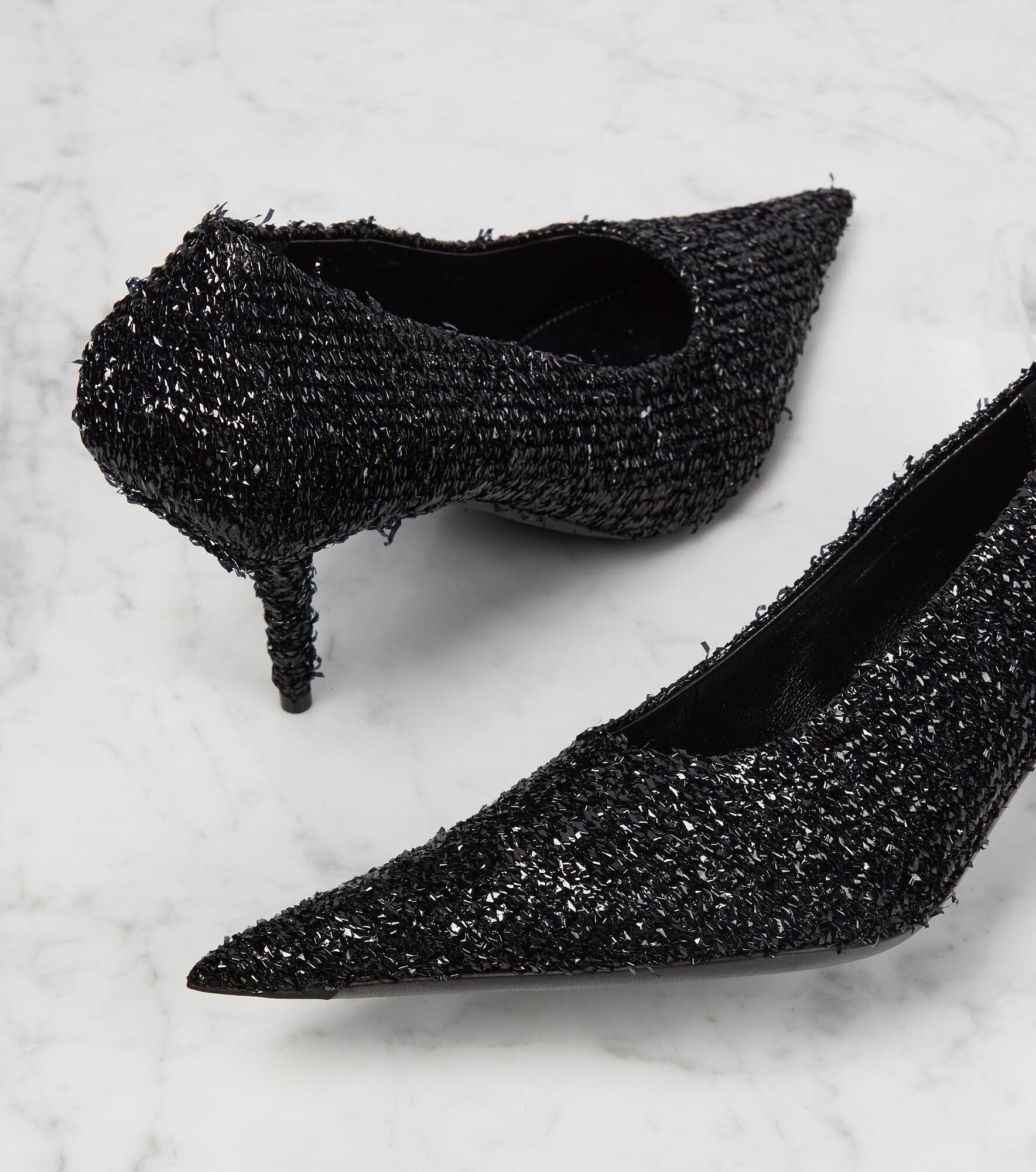 Balenciaga o1y0625 Spike Heel Pumps in Black Size US 8 / IT 38 - 4 Thumbnail