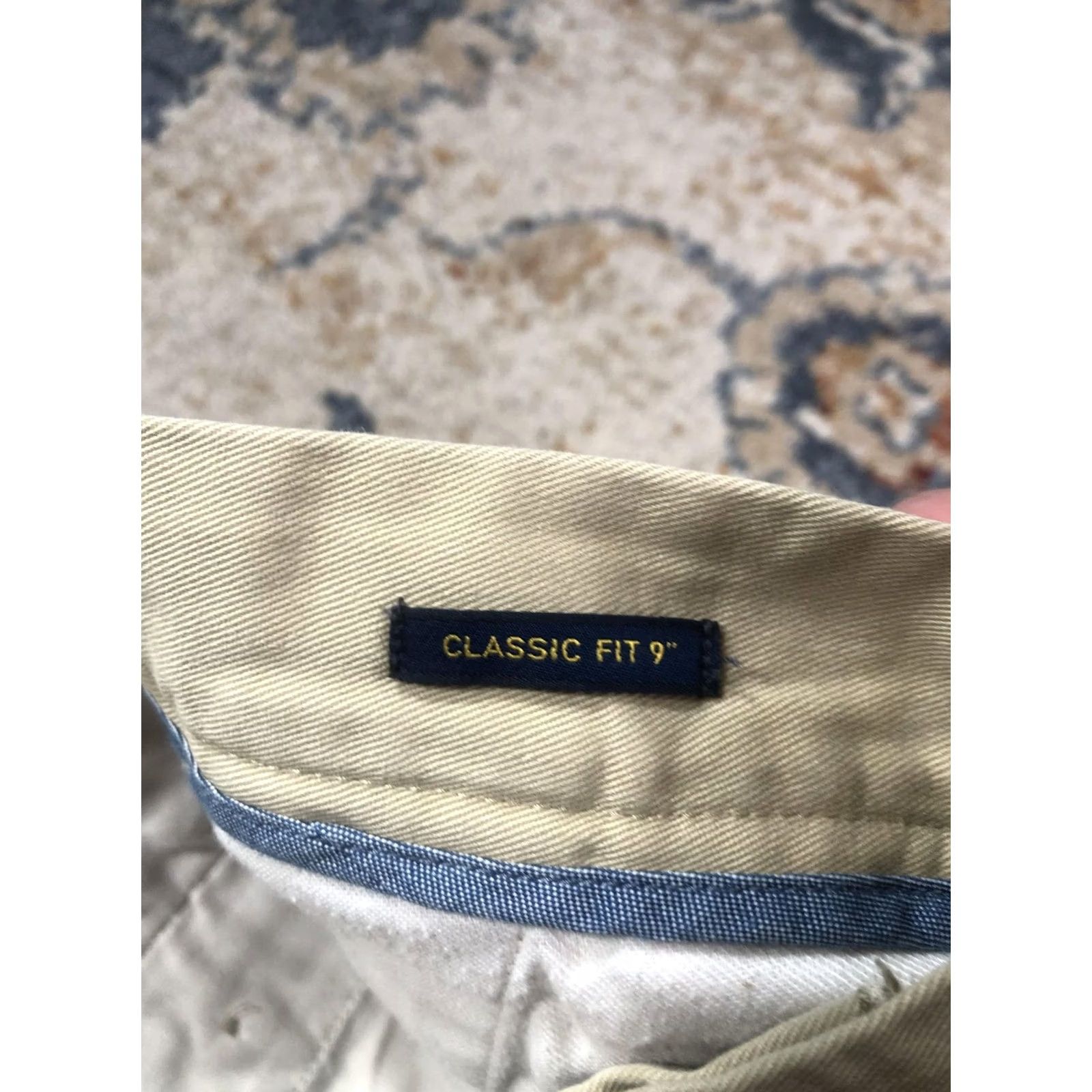 Polo Ralph Lauren Polo Ralph Lauren Shorts Mens 33 Beige Classic Fit Chino 9 Inseam Casual Summer Size US XS / EU 42 / 0 - 7 Thumbnail