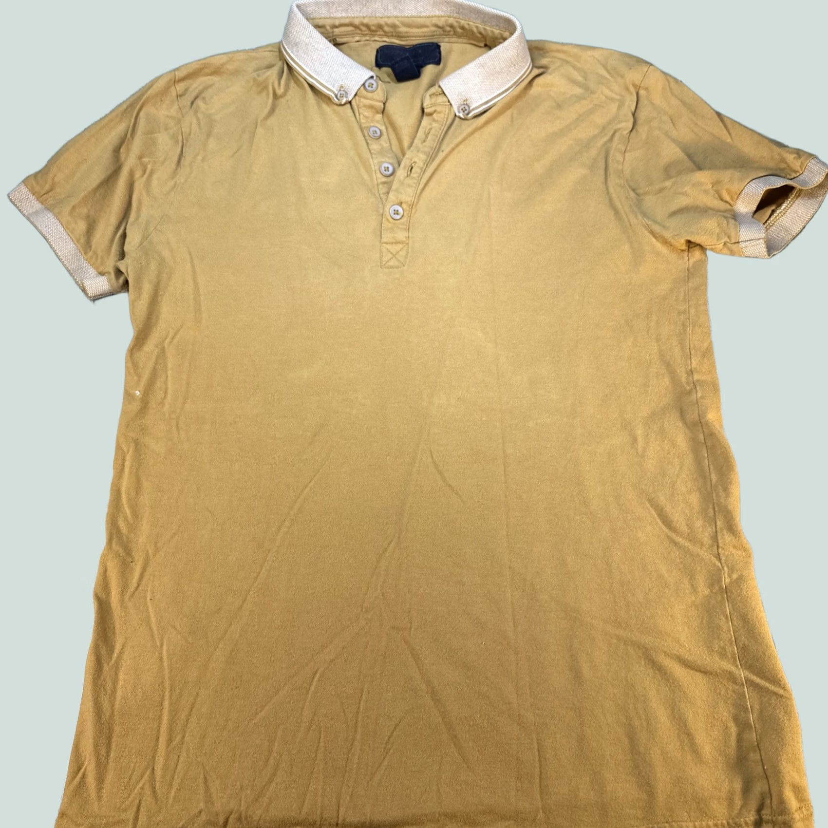 21 Men 21 Men Polo Gold Size S Polo Men Small Gold Regular Shirt Size US S / EU 44-46 / 1 - 1 Thumbnail