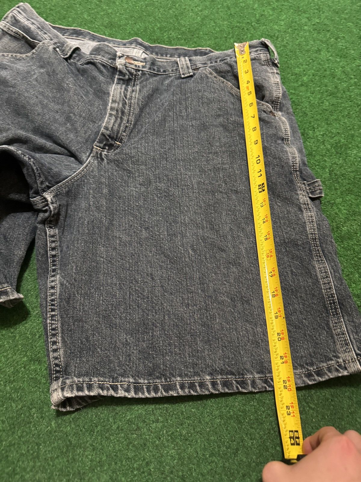 Lee Y2K Carpenter Jorts Baggy Skater Grunge Lee Denim Shorts Size US 42 / EU 58 - 8 Thumbnail