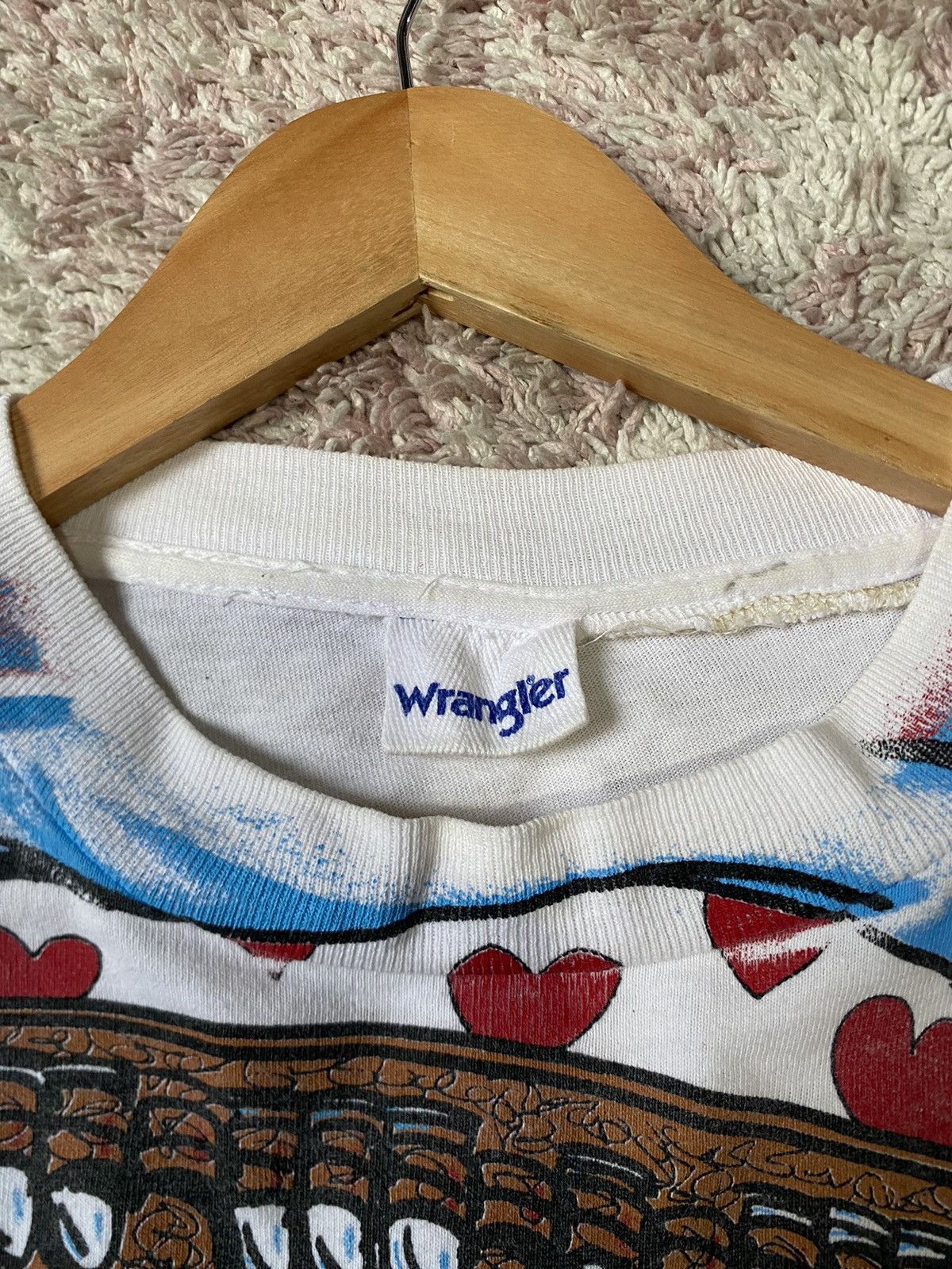Vintage × Wrangler 90s Wrangler AOP Size US L / EU 52-54 / 3 - 3 Thumbnail