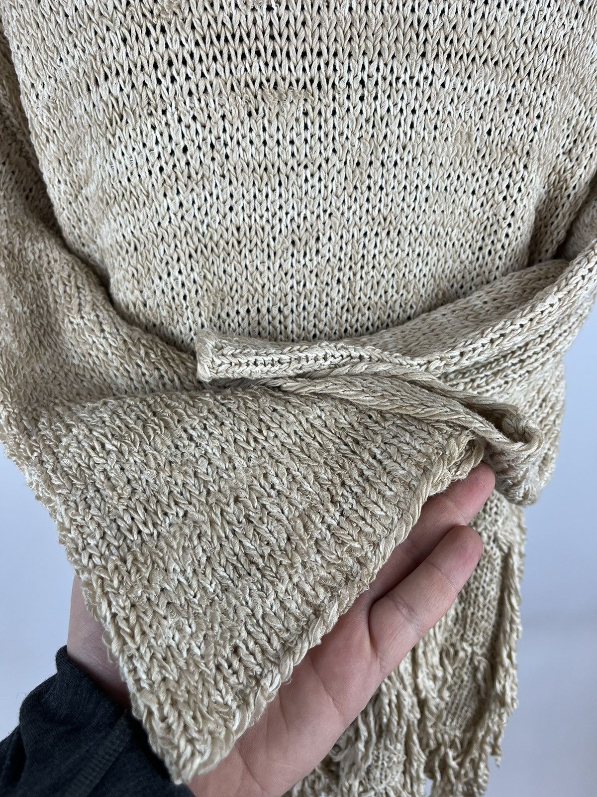 Designer × Fabiana Filippi Fabiana Filippi Oversize Cardigan Fringe Trim Size M (0330) Size M / US 6-8 / IT 42-44 - 4 Thumbnail