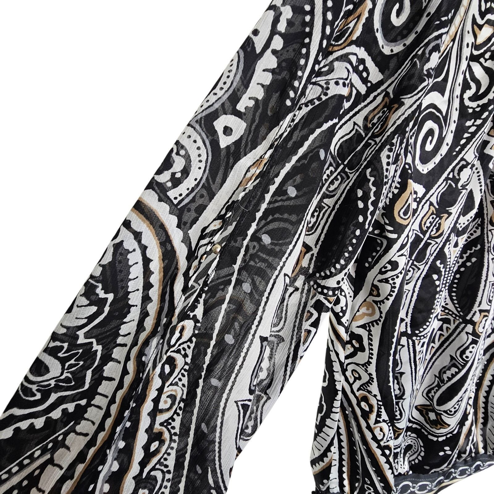 White House Black Market White House Black Market Geometric Print Top 10 Career Corp Size L / US 10 / IT 46 - 4 Thumbnail