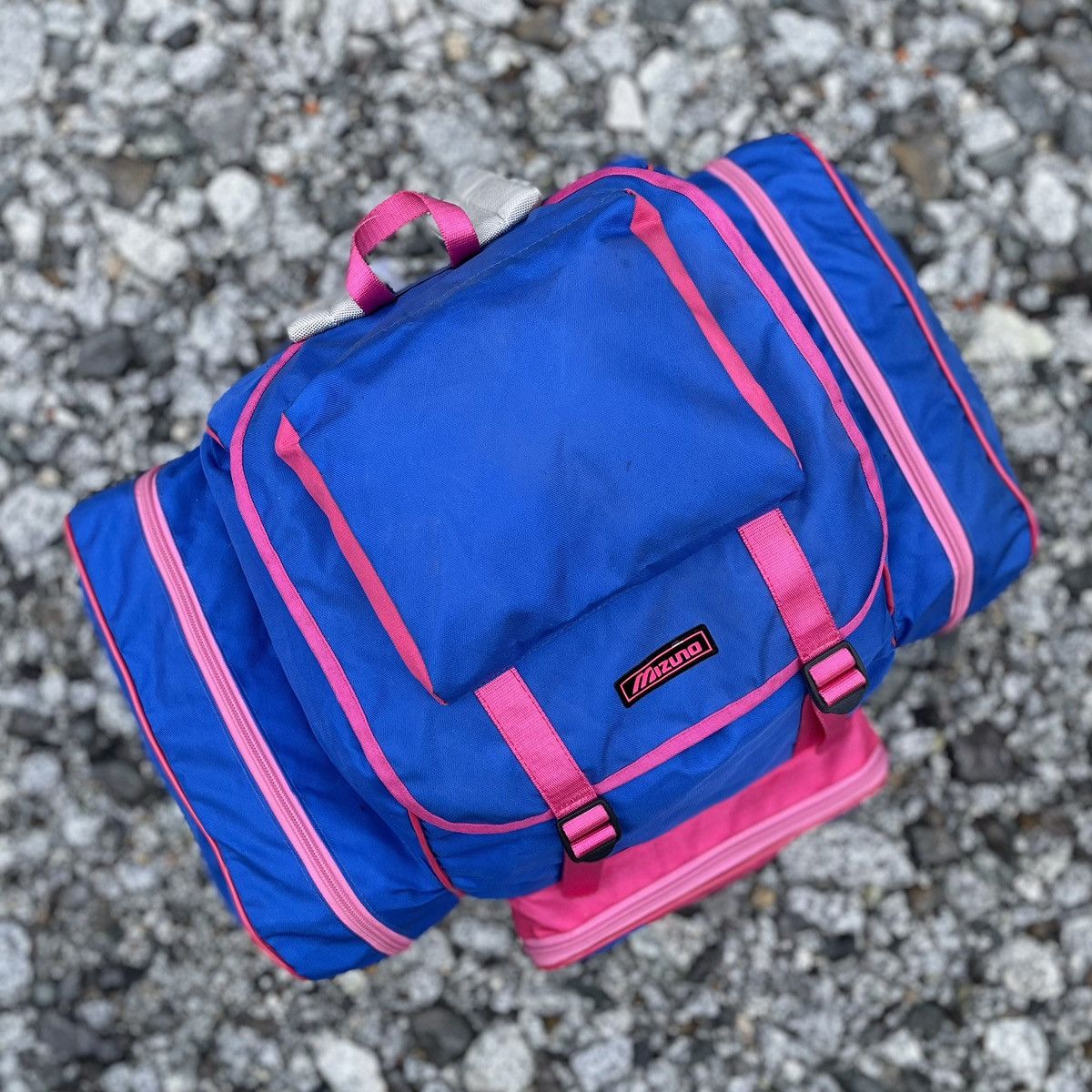 Mizuno Vintage Mizuno Outdoor Rucksack/Tanker Bag Backpack Size ONE SIZE - 4 Thumbnail