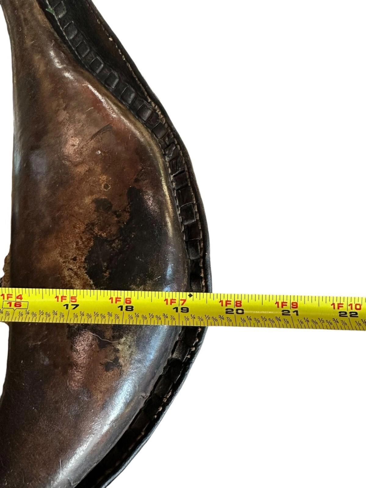 The Unbranded Brand 25x19 1/2 Horse Collar Mirror Leather Western Equestrian Size ONE SIZE - 8 Thumbnail