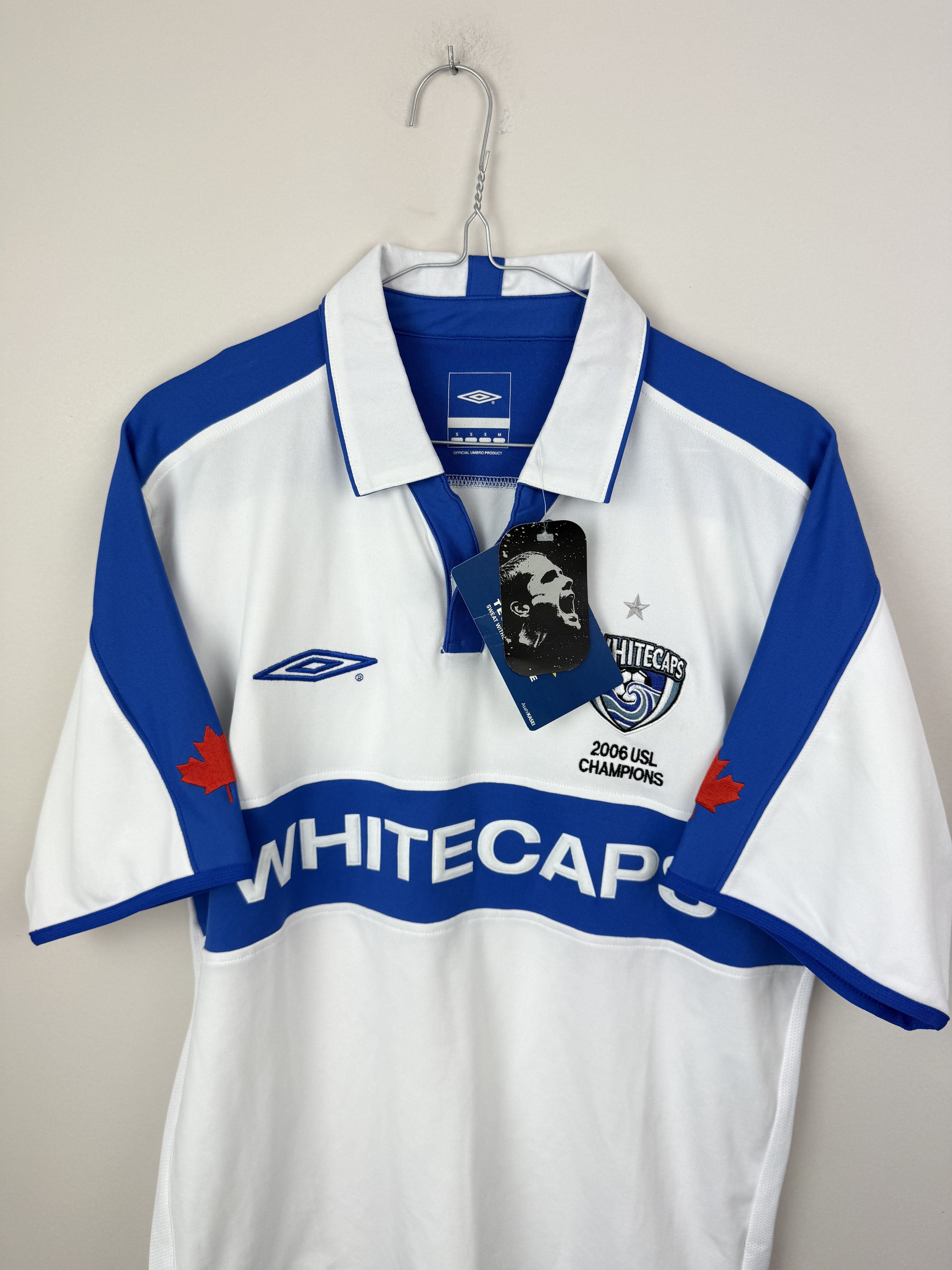 Umbro BNWT Vancouver Whitecaps 2006/07 Home [S] Soccer Jersey Size US S / EU 44-46 / 1 - 3 Thumbnail