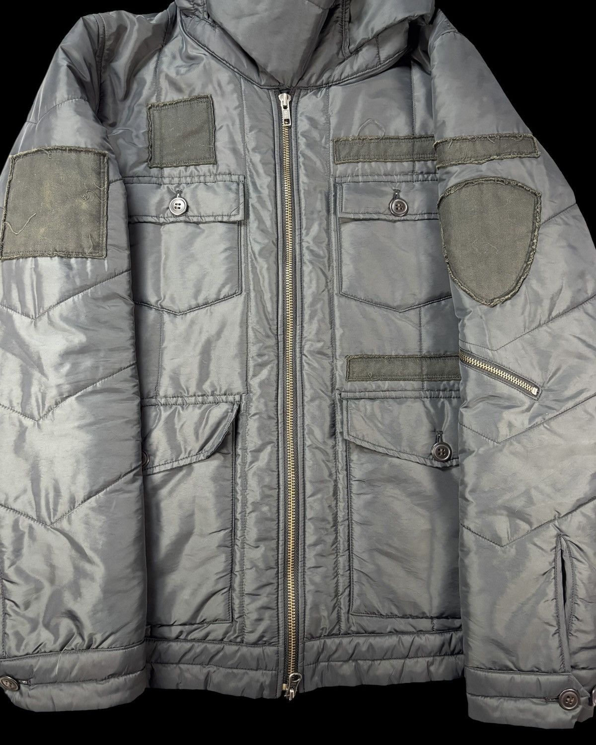 Undercover Undercover Aw05 Patchwork Cargo Puffer Jacket Size US M / EU 48-50 / 2 - 3 Thumbnail