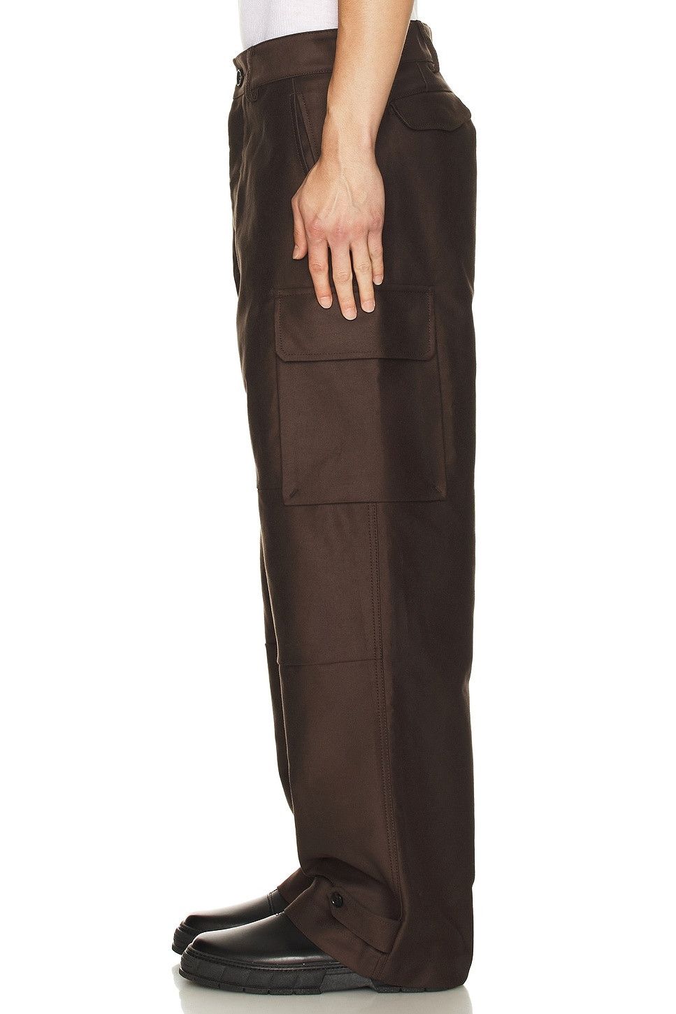 Marni o1w1db11125 Relaxed Fit Cargo Pants in Brown Size US 30 / EU 46 - 4 Thumbnail