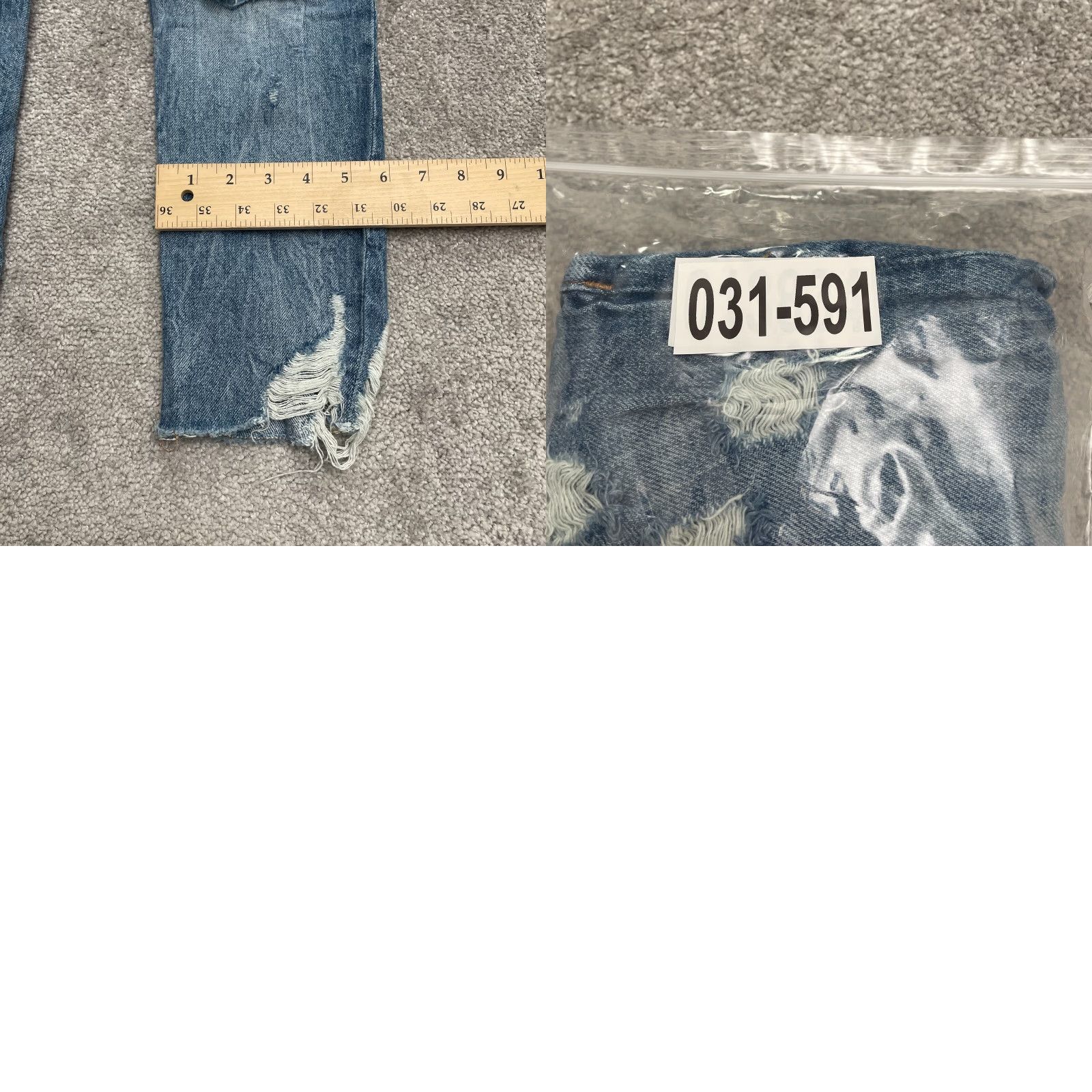 Vintage Aéropostale Distressed Mom Jeans Womens 6R Blue High Rise Acid Wash Casual 28x26 Size 28" / US 6 / IT 42 - 10 Thumbnail