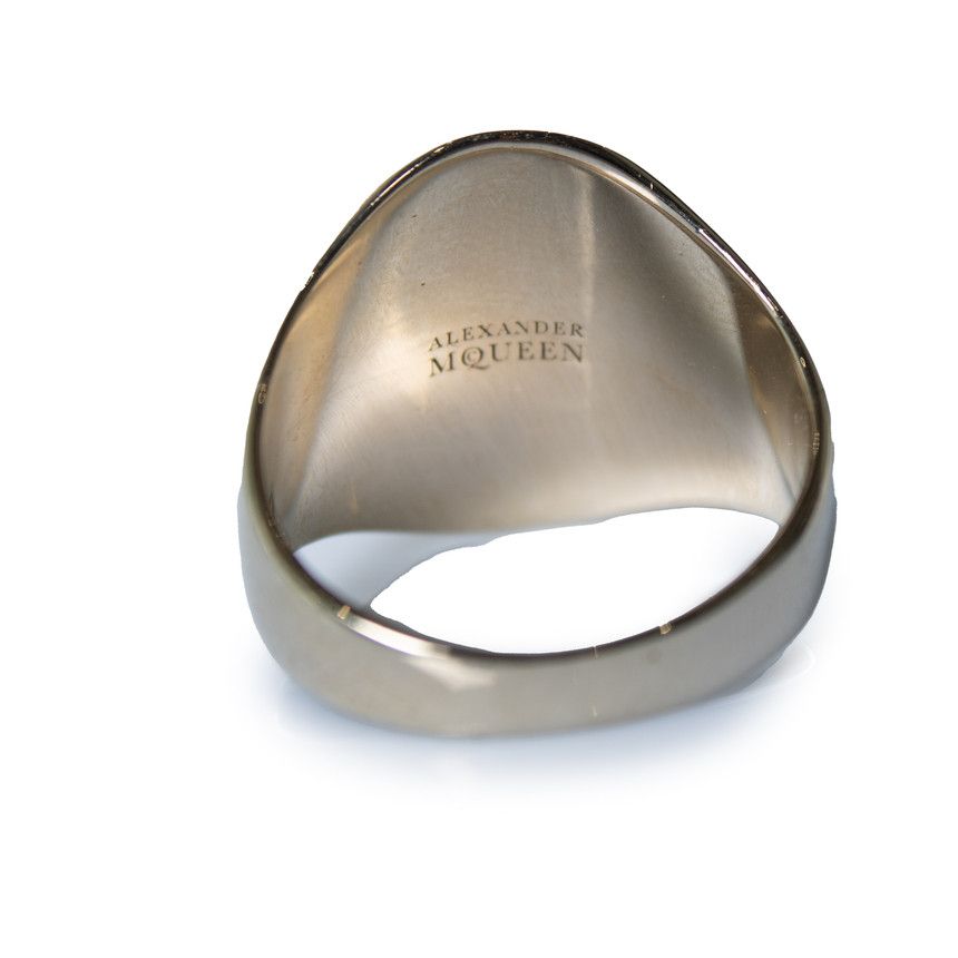 Alexander McQueen Alexander McQueen, Gold toned skull ring Size ONE SIZE - 3 Thumbnail