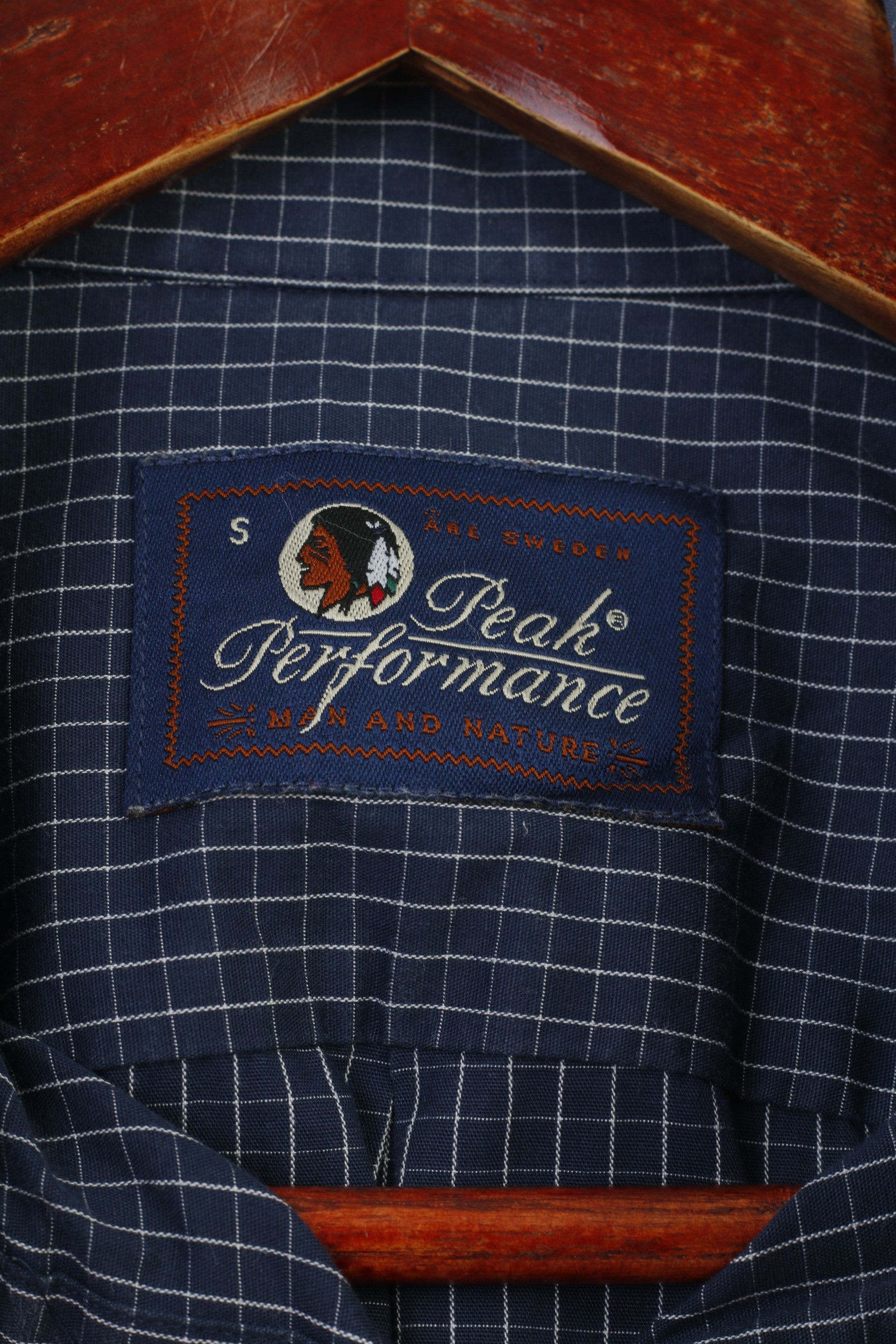Peak Performance Peak Performance Men S Casual Shirt Blue Cotton 11172 Size US S / EU 44-46 / 1 - 7 Thumbnail