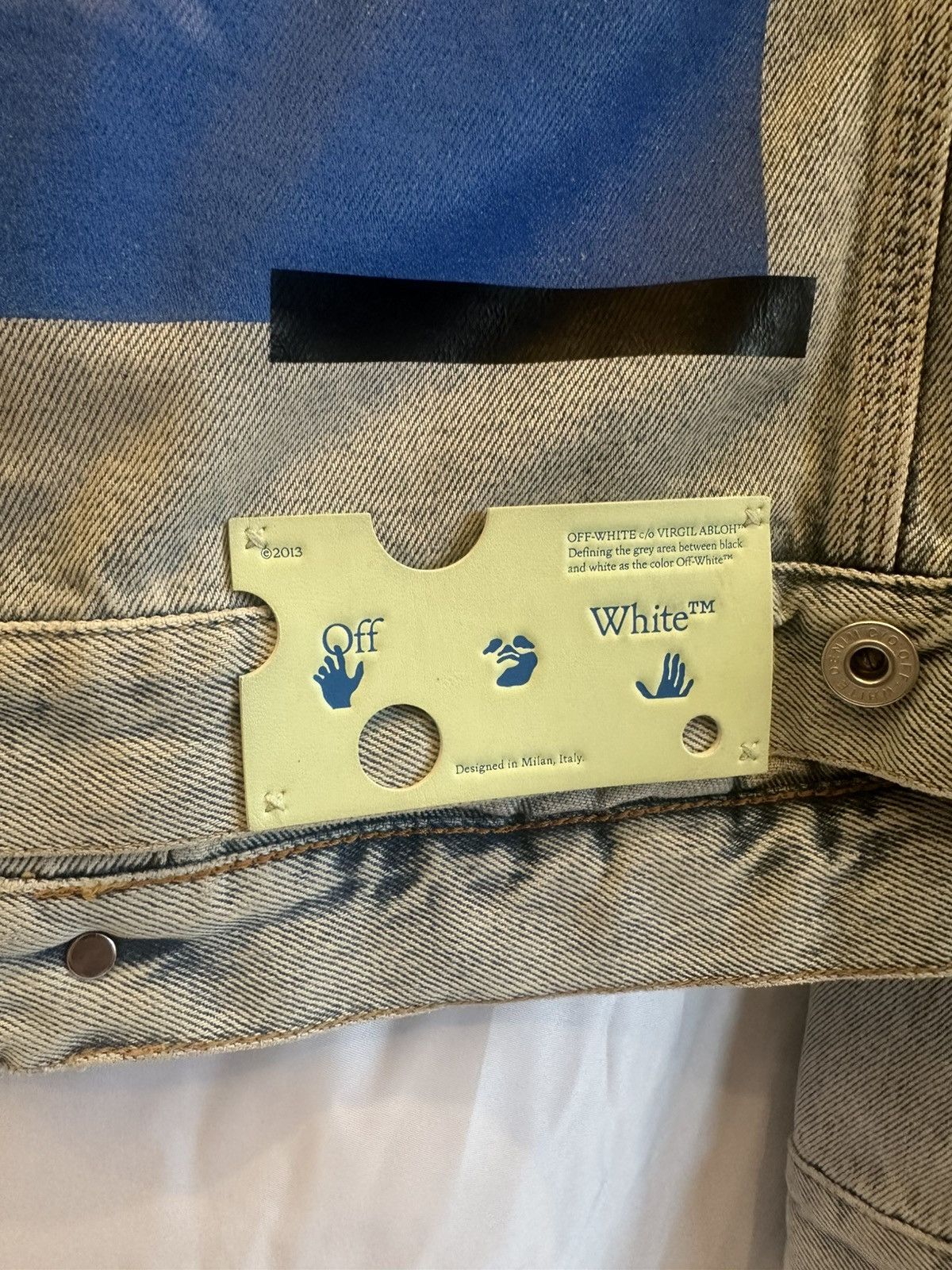 Off-White Off-White Mona Lisa Denim Jacket Size US L / EU 52-54 / 3 - 10 Thumbnail