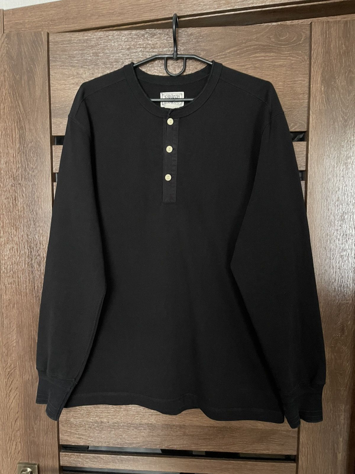 Bronson MFG. CO. Bronson Mfg Heavyweight Henley Long Sleeve T-Shirt Pullover Size US XXL / EU 58 / 5 - 2 Thumbnail