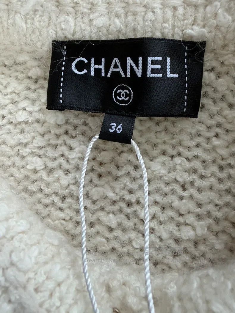 Chanel Chanel White snowflake doll collar cardigan jacket Size XS / US 0-2 / IT 36-38 - 5 Thumbnail