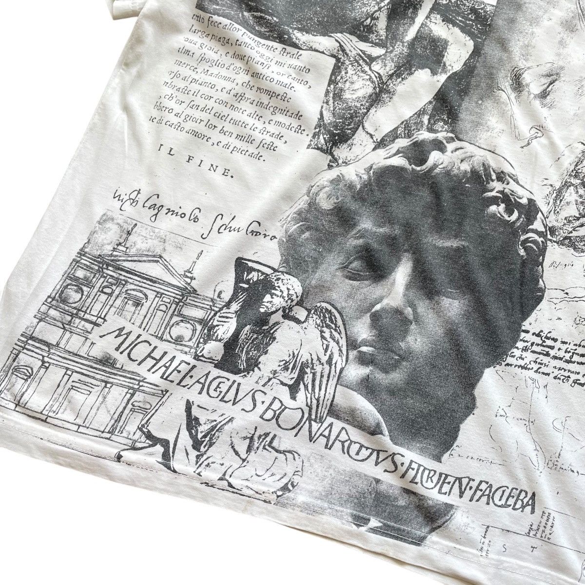 Vintage VINTAGE MICHAEL ANGELO BONAROTUS FLORENT ART AOP T-SHIRT Size US L / EU 52-54 / 3 - 4 Thumbnail