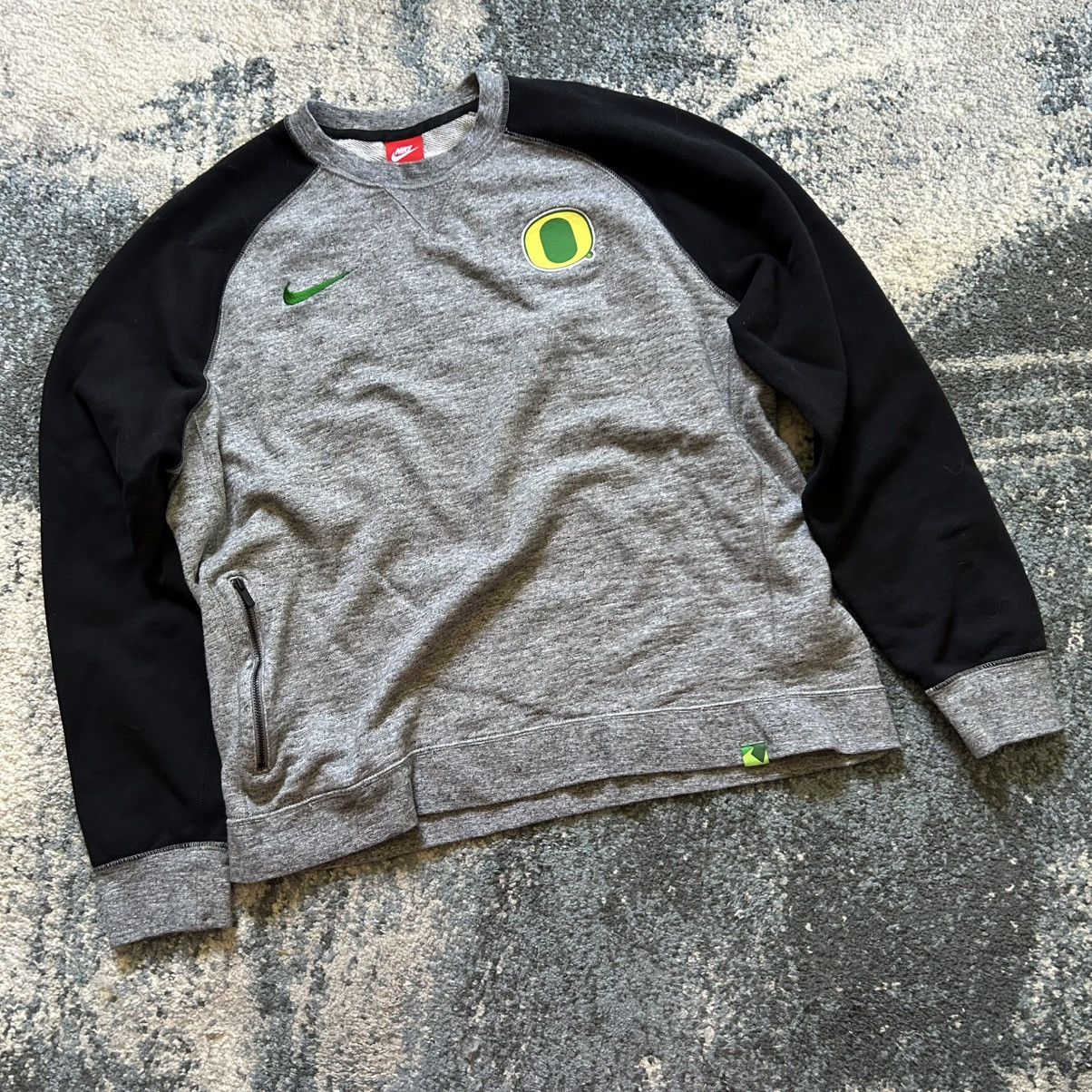 NCAA 2017 PREPPY MARLED RAGLAN OREGON DUCKS CREWNECK BOXY CROPPED Size US XL / EU 56 / 4 - 1 Thumbnail