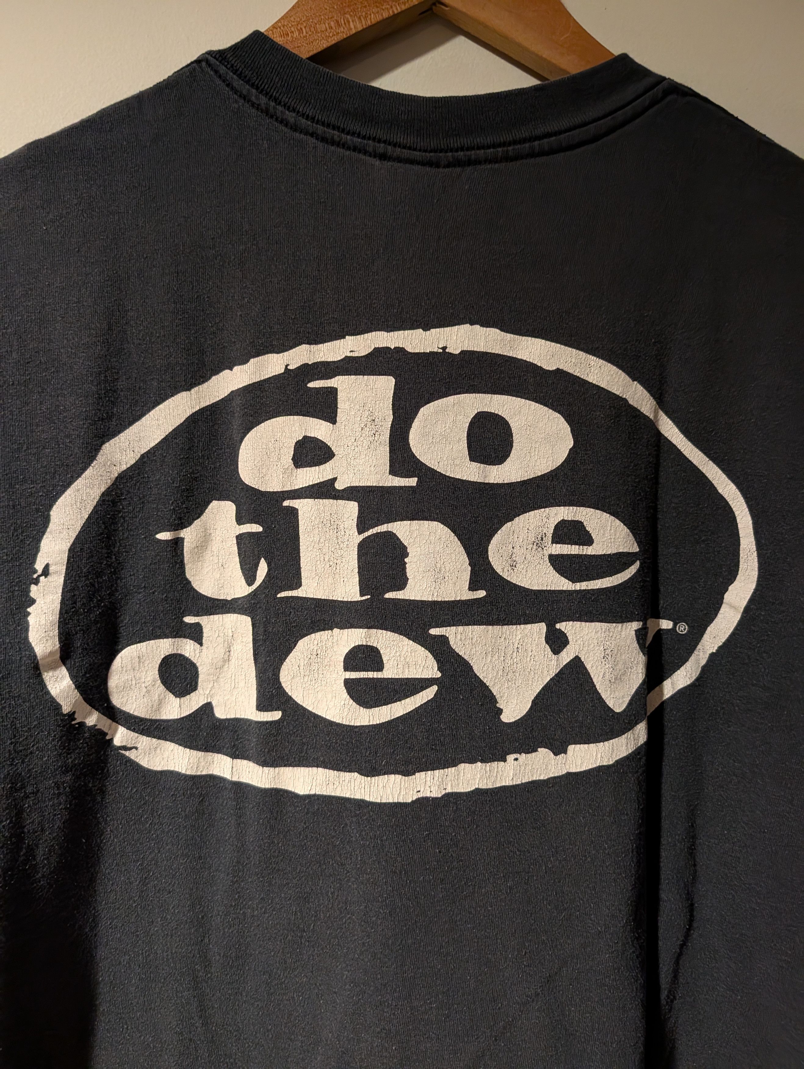 Mountain Dew Vintage 90s Mountain Dew Do the Dew Soda Promo T-Shirt Size US XXL / EU 58 / 5 - 2 Thumbnail