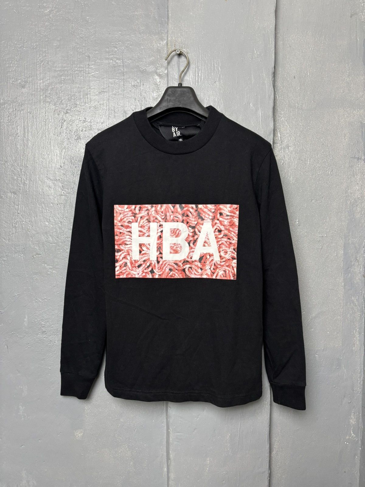Hood By Air Hood By Air Grind Meat Box Logo Crewneck Sweater Size US XS / EU 42 / 0 - 2 Thumbnail