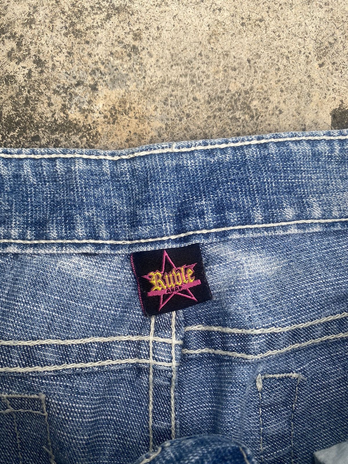 If Six Was Nine × Japanese Brand Flare Jeans Ruble Patchwork Bootcut Size US 29 - 12 Thumbnail