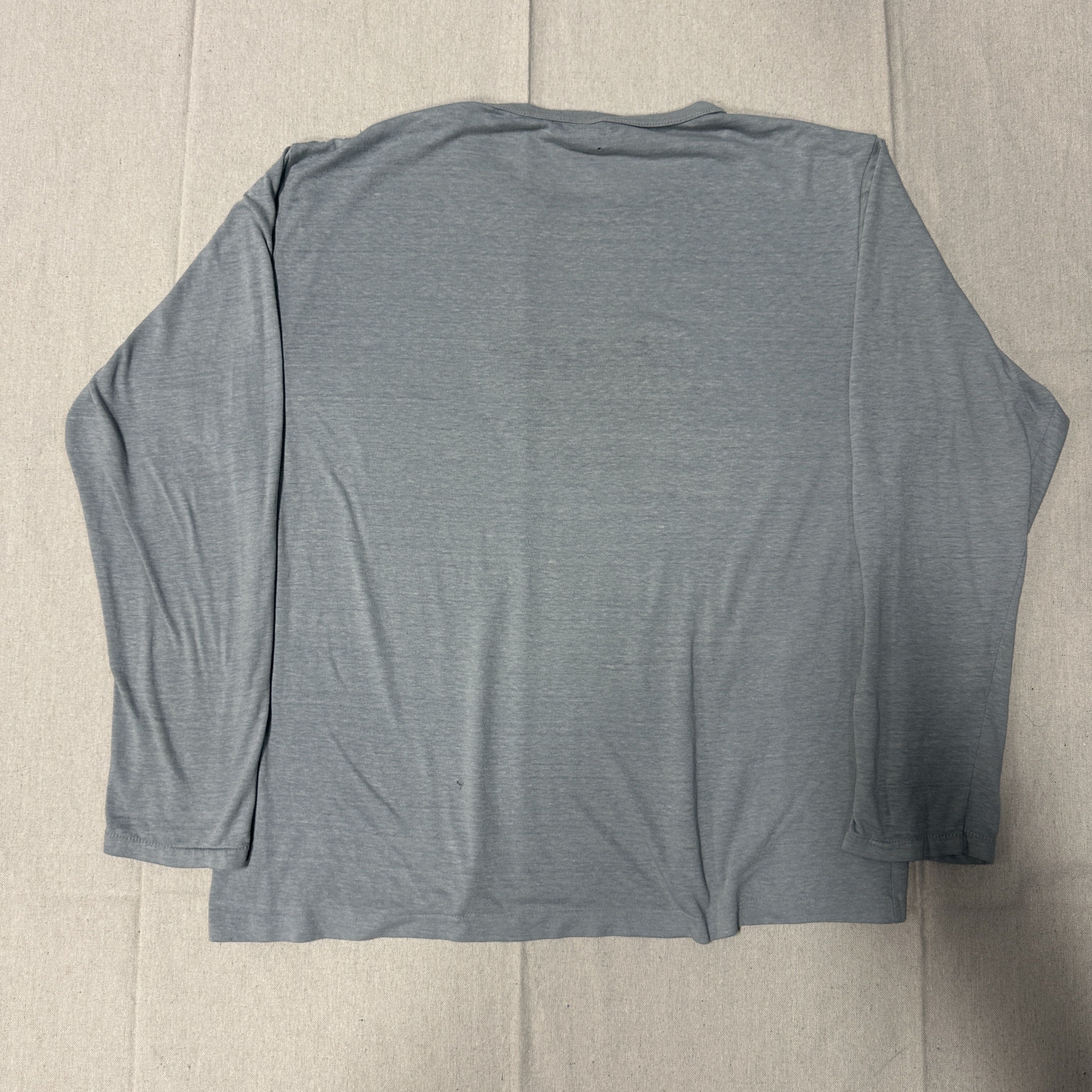 Nike Vintage Nike Large Logo Long Sleeve Shirt Size XL 80s Blue Tag Pinwheel Size US XL / EU 56 / 4 - 6 Thumbnail
