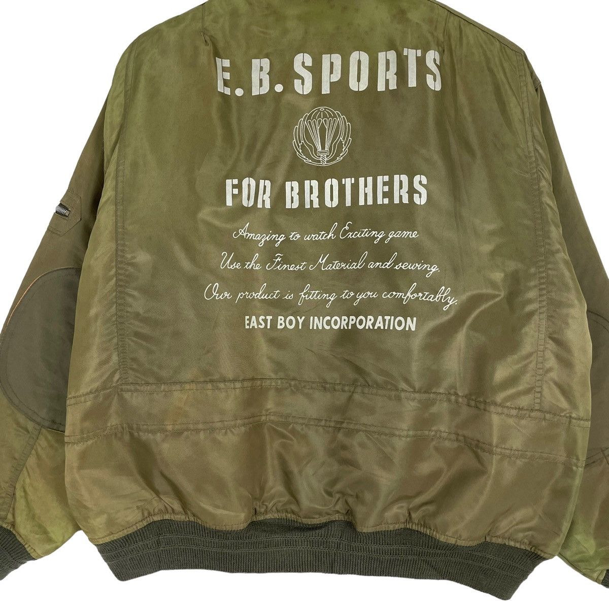 Buzz Rickson's × Japanese Brand 💥EAST BOY MA1 SPORT INCORPORATED RIOT BOMBER JACKET Size US M / EU 48-50 / 2 - 10 Thumbnail