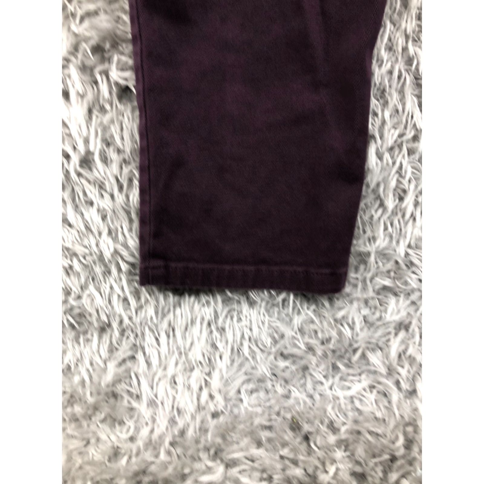 Gloria Vanderbilt Gloria Vanderbilt Pants Women 12P Petite Purple Dress Pants Elastic Waist Pockets Flat Front Zip Knit Polyester Solid Size 34" / US 12 / IT 48 - 7 Thumbnail