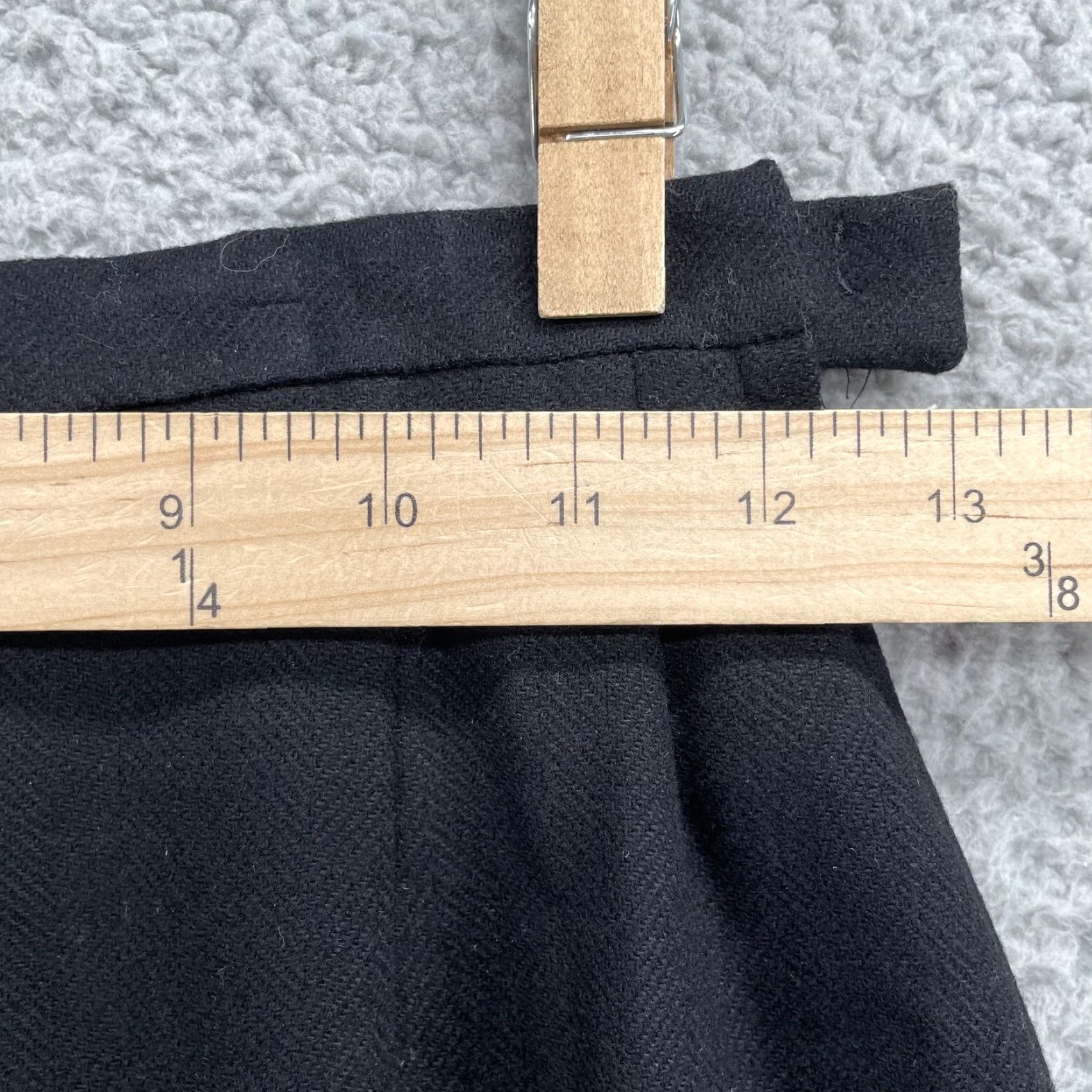 Pendleton VINTAGE Pendleton Black Wool Skirt Women's 8 A-Line Long Office 90s Classic 90s Librarian Student Mens Womens Girls Size 30" / US 8 / IT 44 - 2 Thumbnail