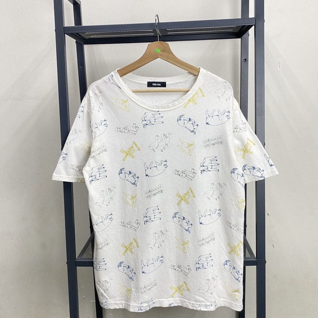 Ne-Net issey miyake ne-net Over Print Farm Design T-Shirts Size US L / EU 52-54 / 3 - 1 Thumbnail