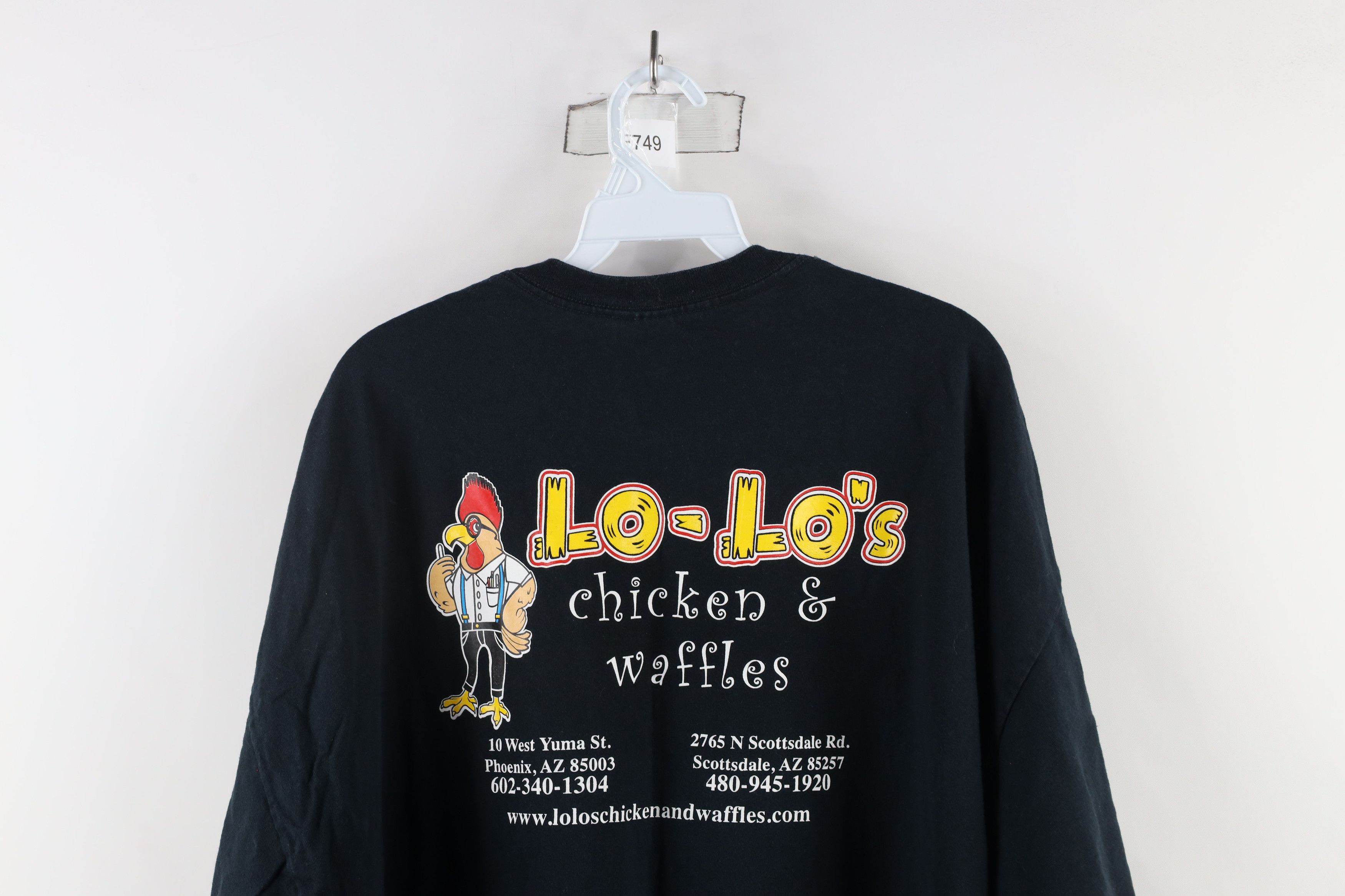 Vintage Vintage Streetwear Math Is Simple Chicken & Waffles T-Shirt Size US XXL / EU 58 / 5 - 8 Thumbnail