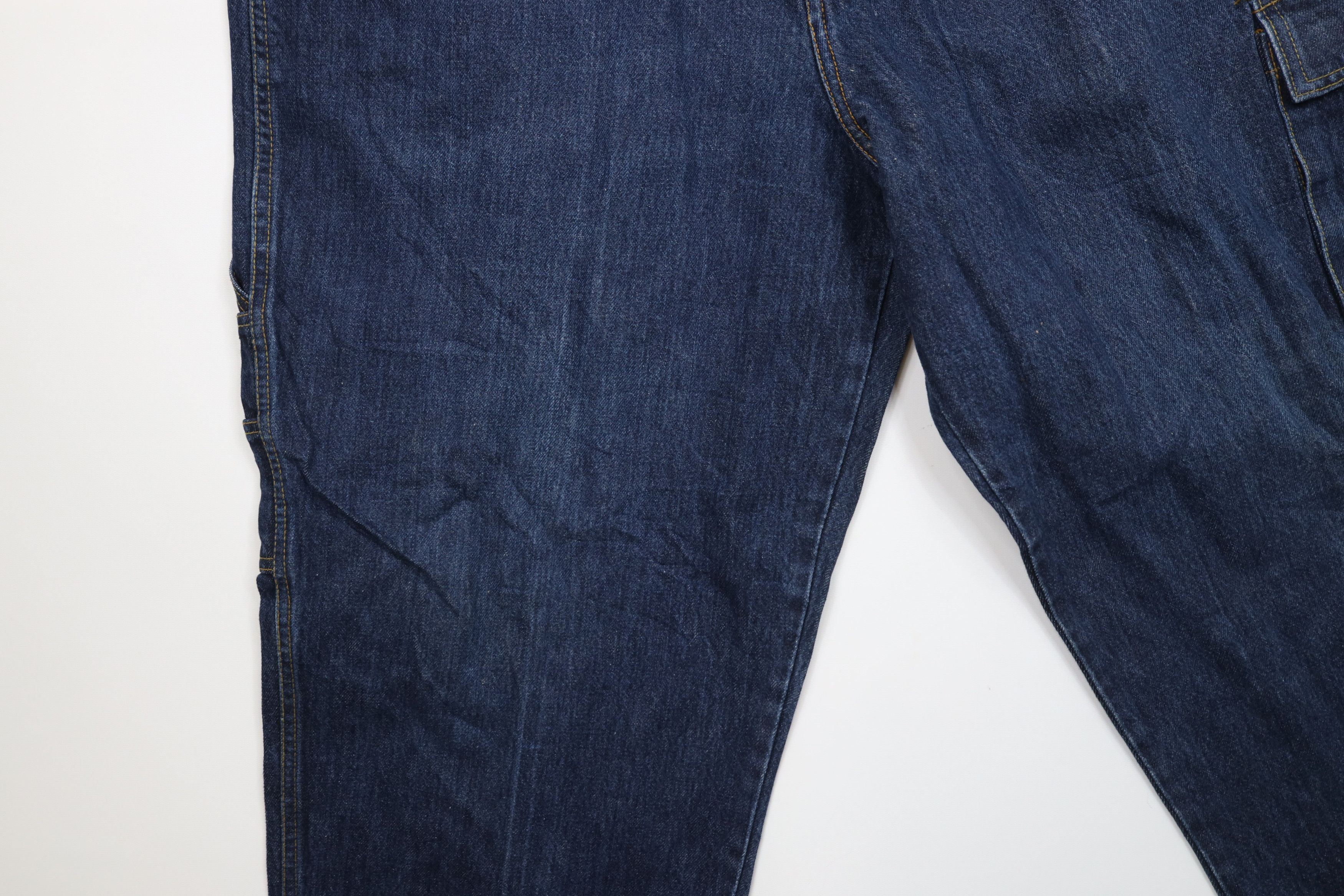 Fubu Vintage 90s Y2K FUBU Baggy Wide Leg Cargo Denim Jeans Blue Size US 40 / EU 56 - 6 Thumbnail