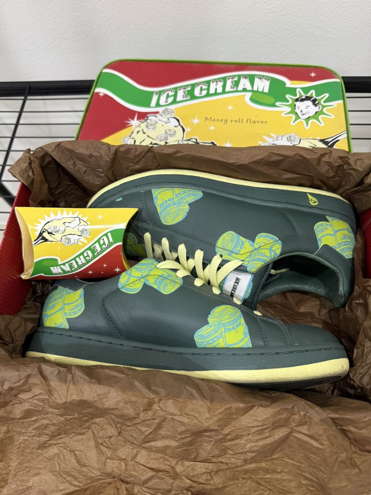 Icecream × Reebok OG BBC/Ice Cream Money Roll Flavor Shoes Size US 8 / EU 41 - 1 Thumbnail