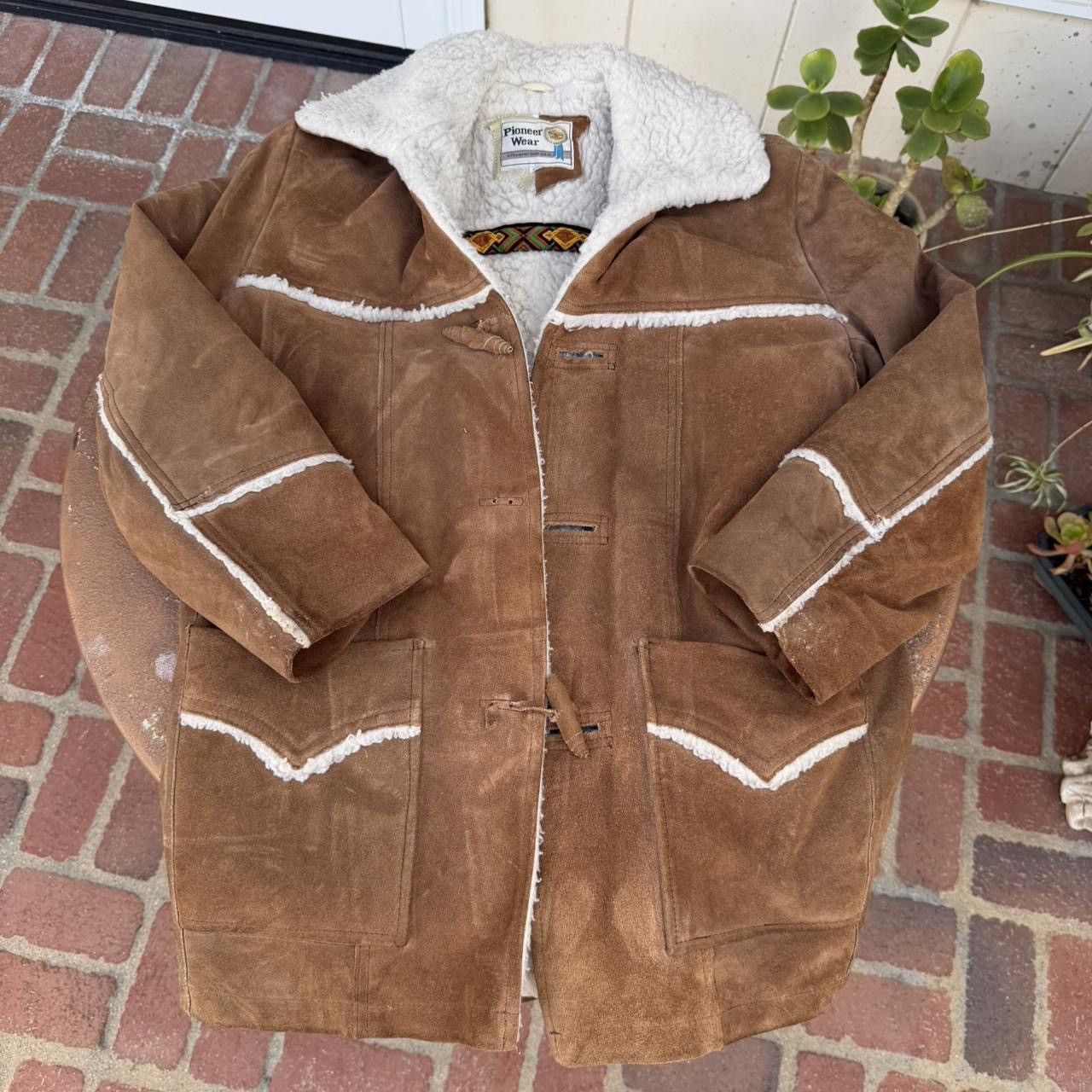 Carhartt Vintage Pioneer Wear Men's suede leather coat sz 38 sherpa Size US M / EU 48-50 / 2 - 3 Thumbnail
