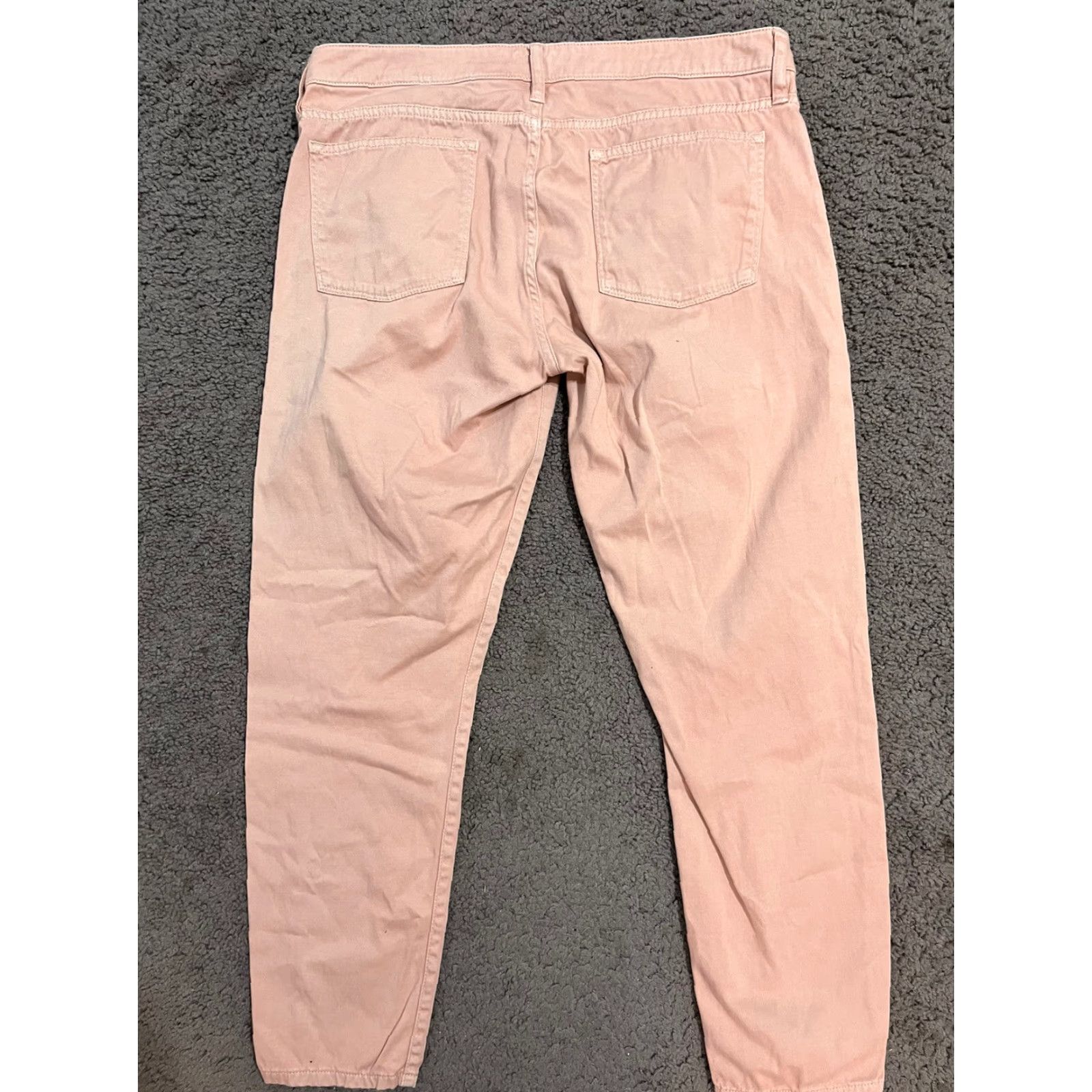 J.Crew J.CREW Women’s Jeans Size 32 Skinny Stretch Pink Jeggings Ankle Crop Size 24" / US 00 / IT 34 - 2 Thumbnail