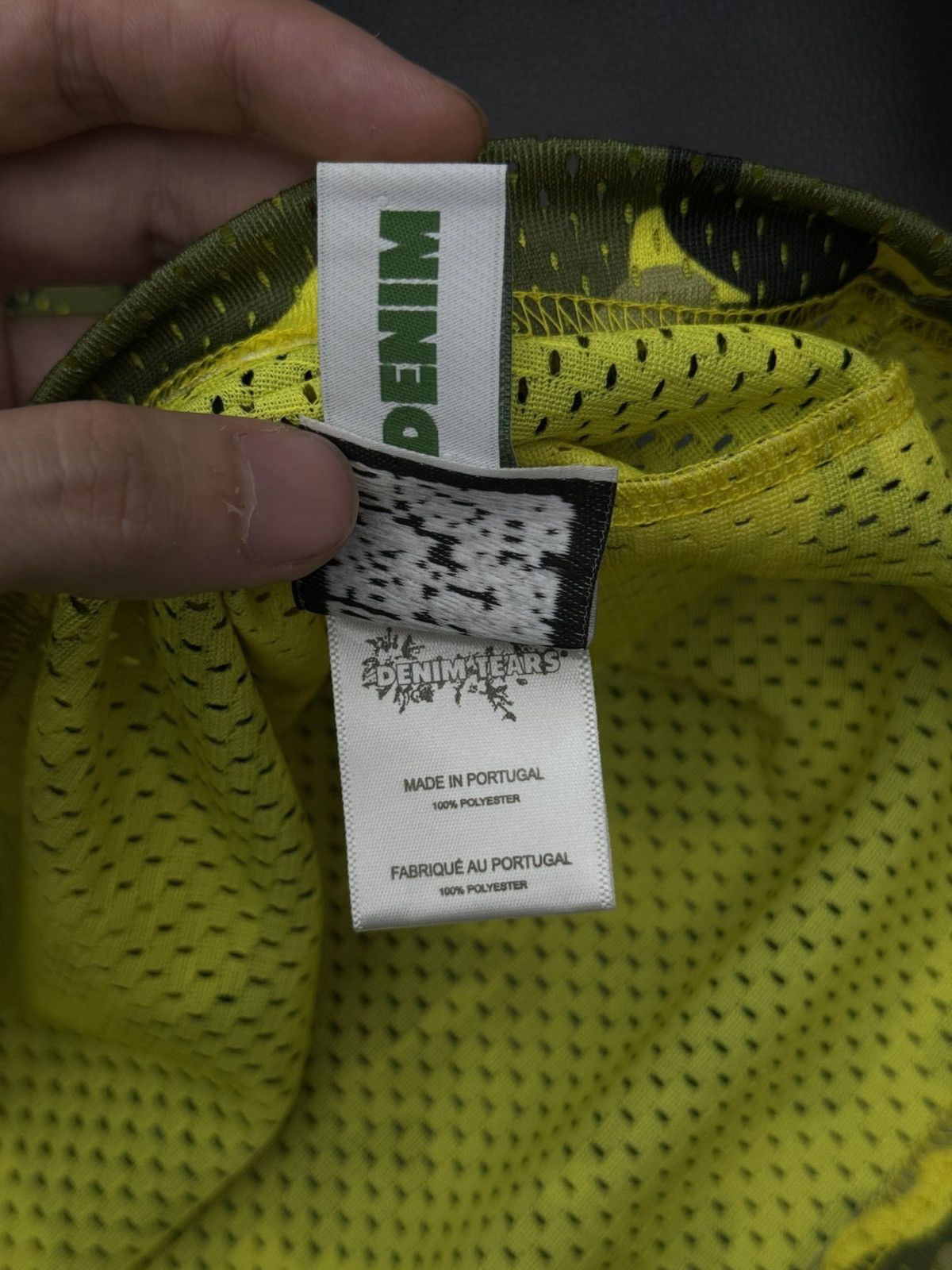 DENIM TEARS Denim Tears Yellow Camo Cotton Wreath Jersey Size L (NEW) Size US L / EU 52-54 / 3 - 10 Thumbnail