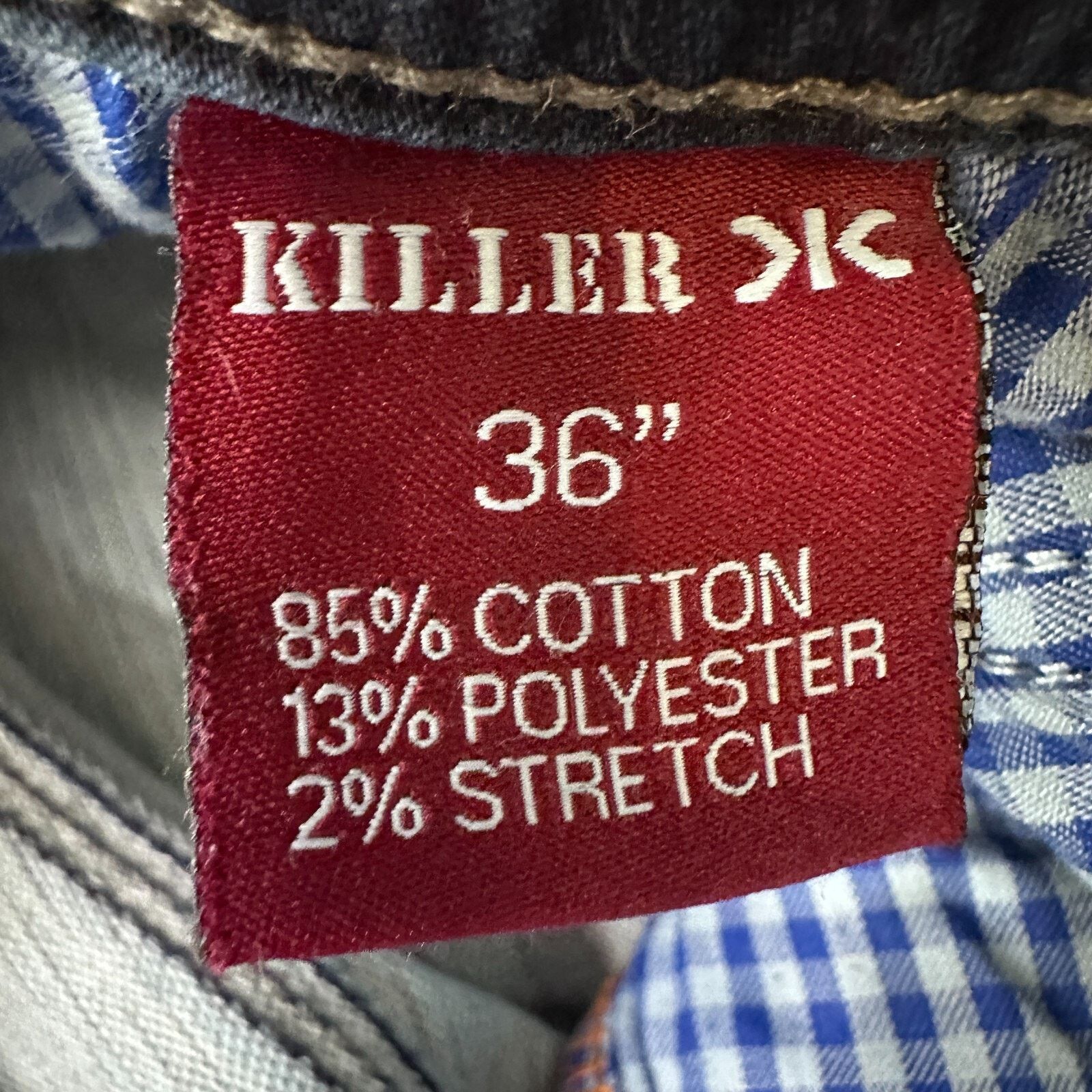 Other Killer Skinny Fit Jeans Men 36 Blue Cotton Stretch 5-Pockets Size US 36 / EU 52 - 8 Thumbnail
