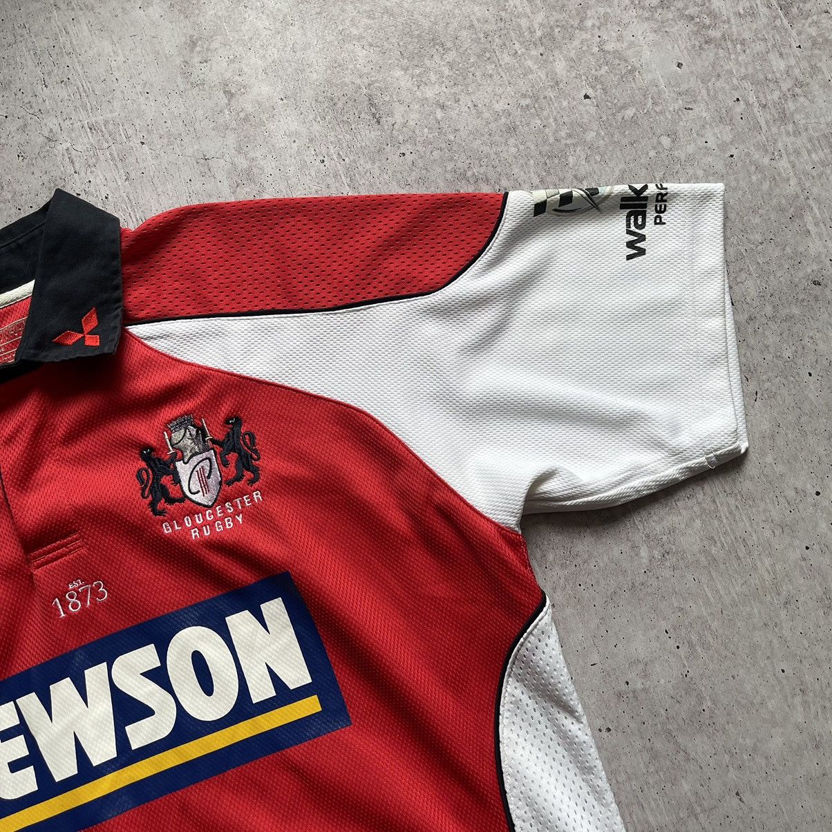 Vintage Vintage Gloucester rugby jersey Mitsubishi logo size XL Size US XL / EU 56 / 4 - 3 Thumbnail