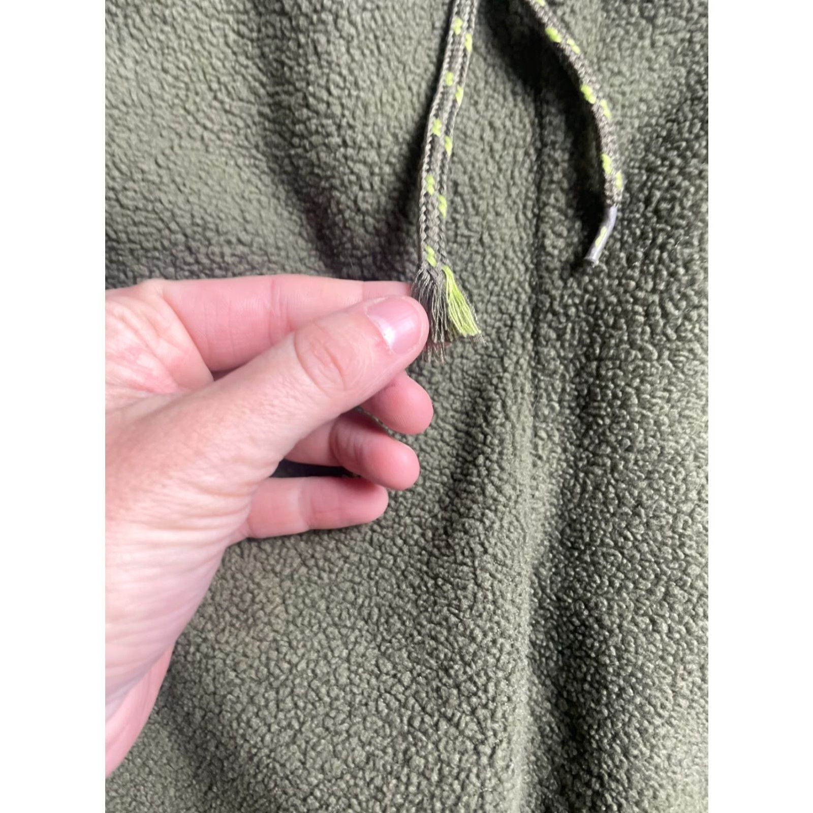 Vintage Derek Heart Pants Womens Small Green Fleece Joggers Sweatpants Lounge Regular Inseam 28 in Straight 26 in Size 26" / US 2 / IT 38 - 4 Thumbnail