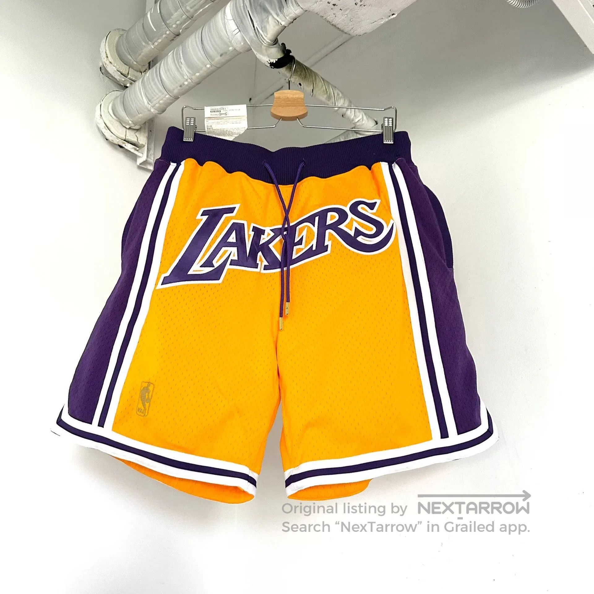 Just Don Just Don Lakers Denim Shorts | Grailed