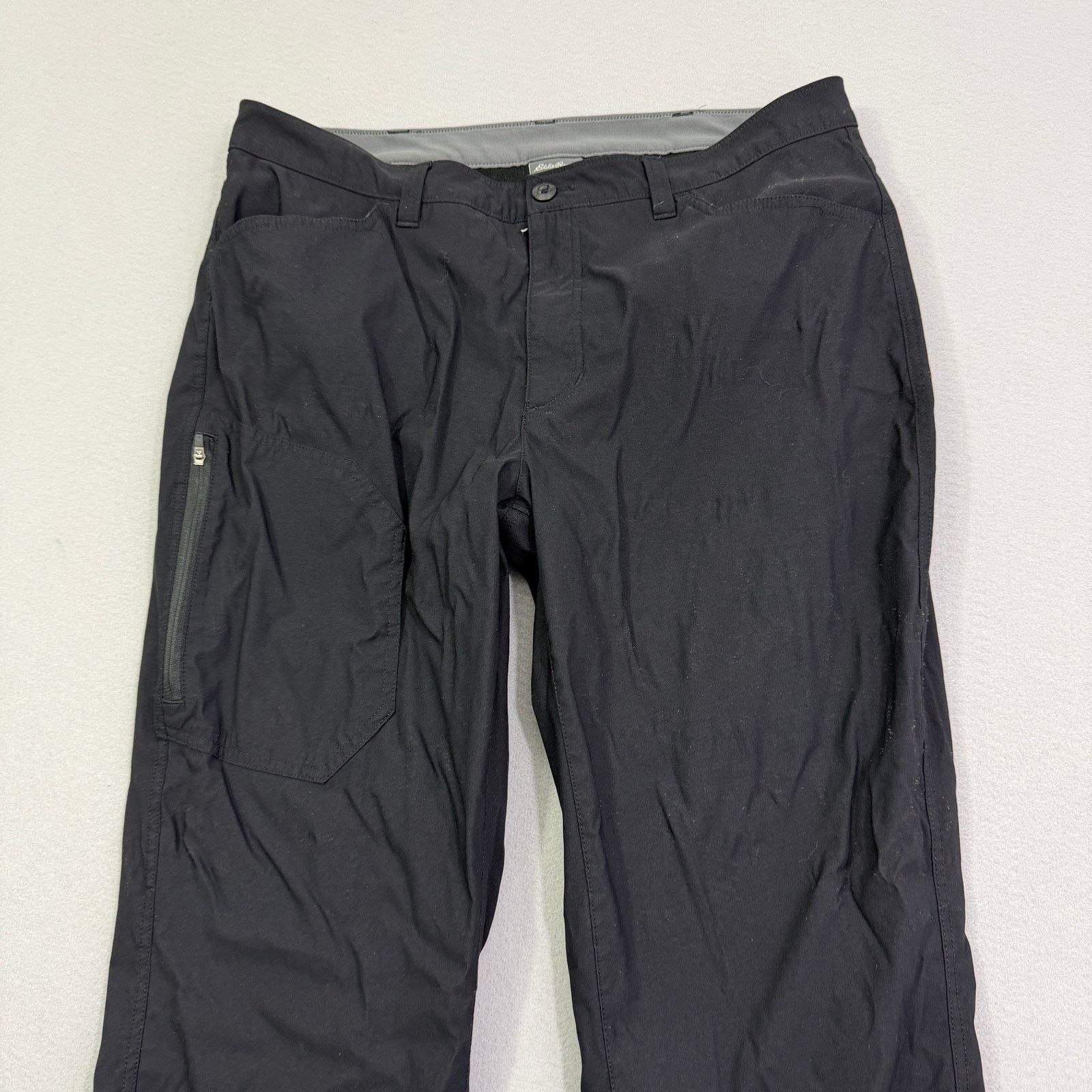 Eddie Bauer Eddie Bauer Fleece Lined Tech Pants Men's 36x30 Black Size US 36 / EU 52 - 2 Thumbnail