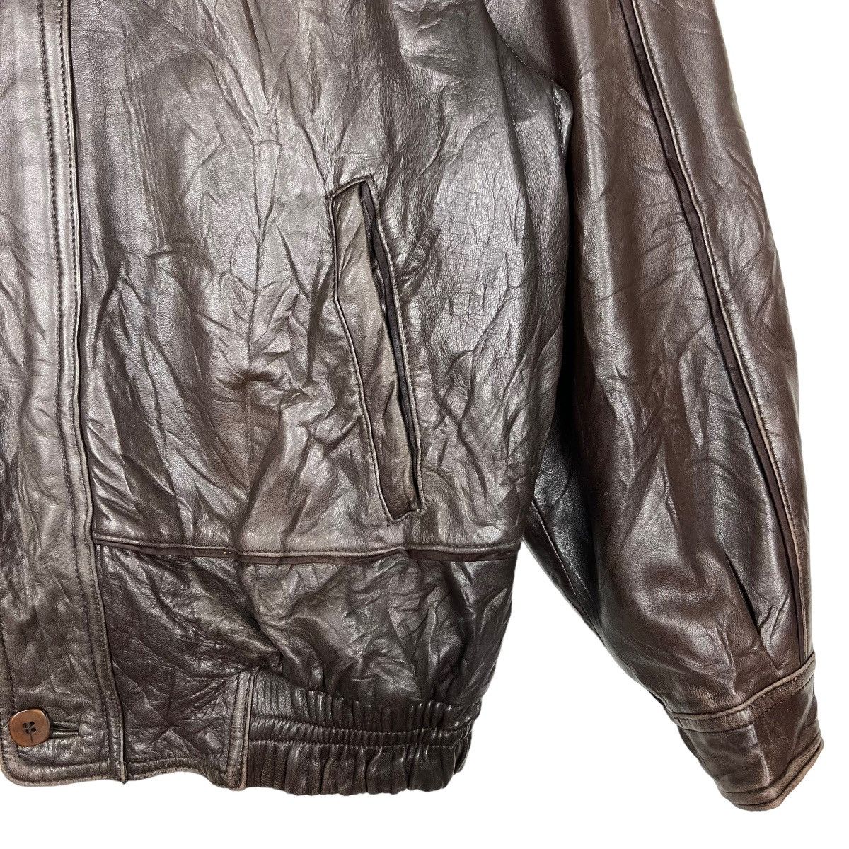 Designer 🔥 VINTAGE RICARD PELLS LEATHER JACKET MADE IN SPAIN Size US M / EU 48-50 / 2 - 8 Thumbnail