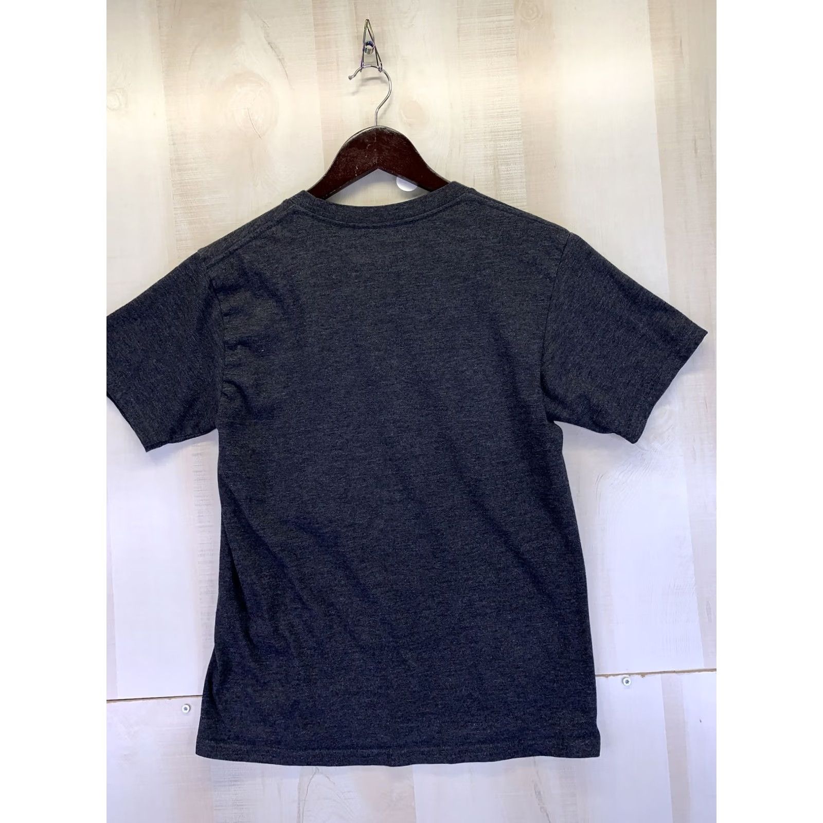 ASH VINTAGE CASH Man In Black Womens Gray Distressed Graphic T Shirt S Womens Black Short Sleeve Music Shirt Size S / US 4 / IT 40 - 5 Thumbnail