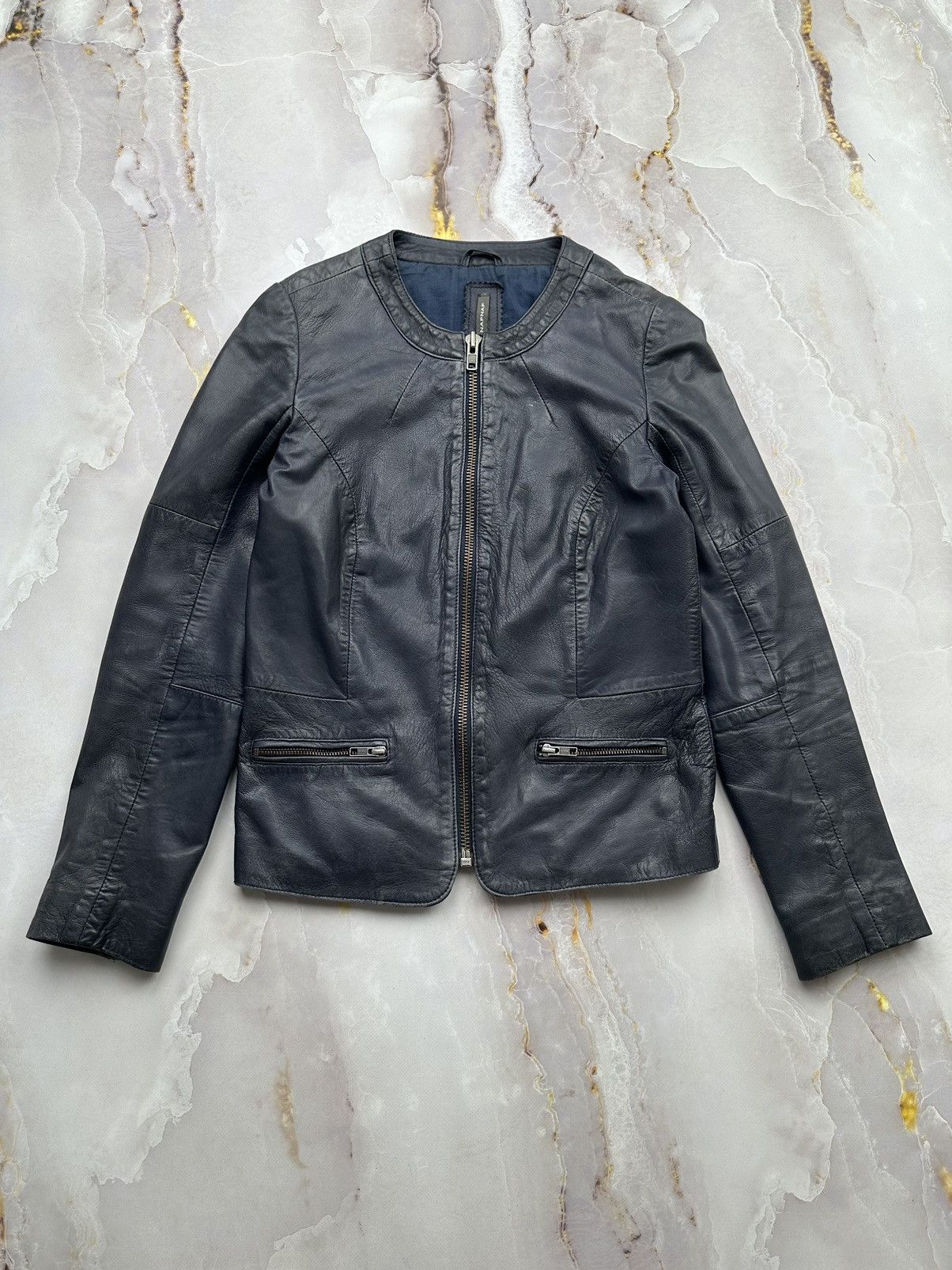 Japanese Brand Vintage Leather Jacket Size XS / US 0-2 / IT 36-38 - 1 Thumbnail